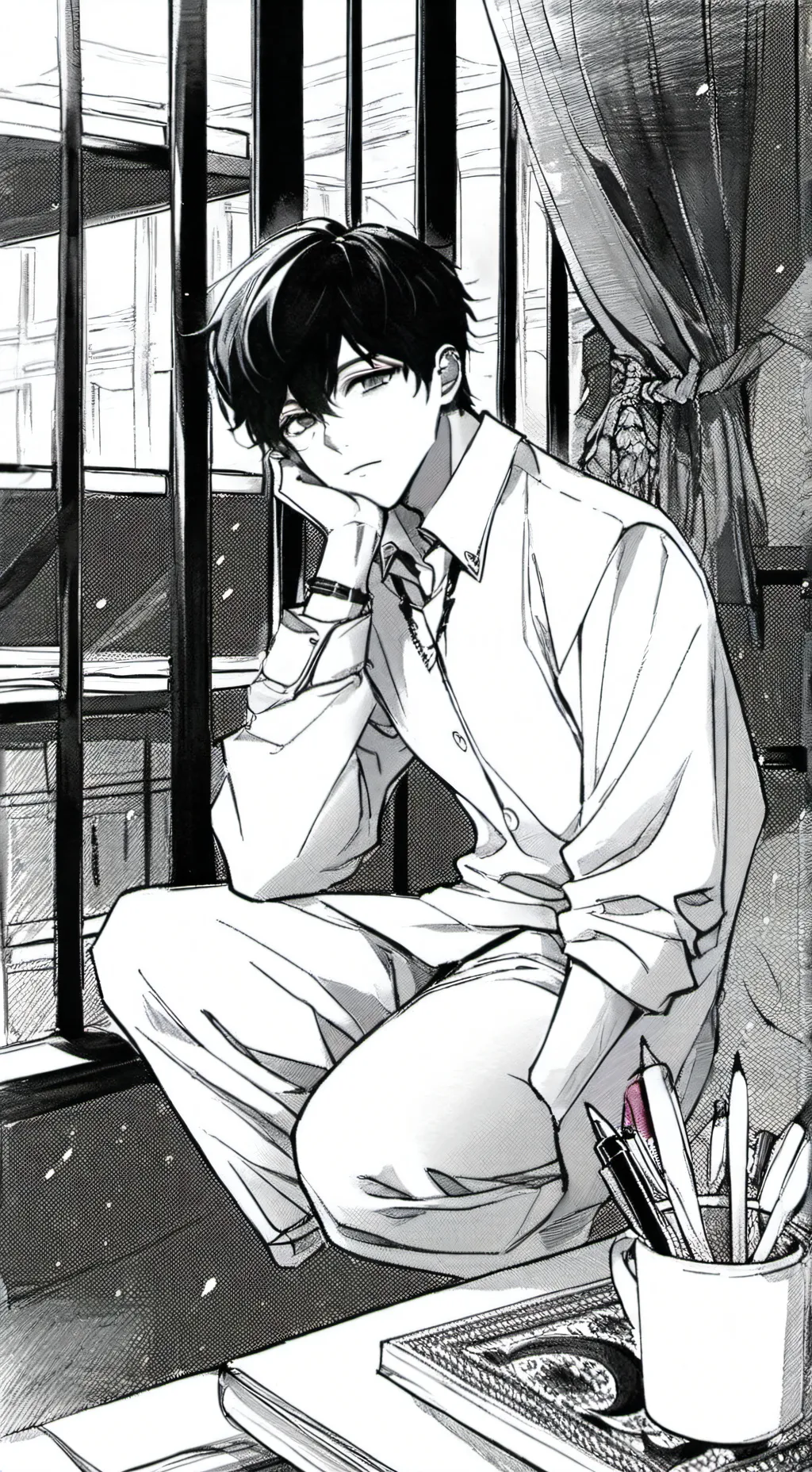 ai character: lukas background