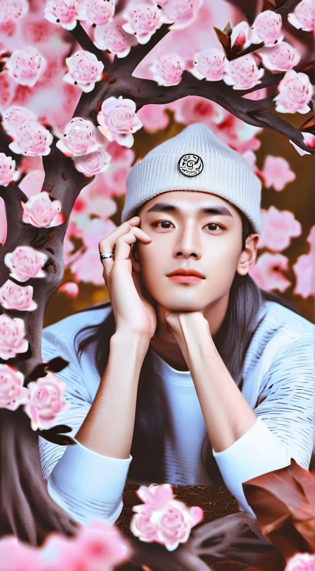 ai character: BTS💜💜💜💜 background