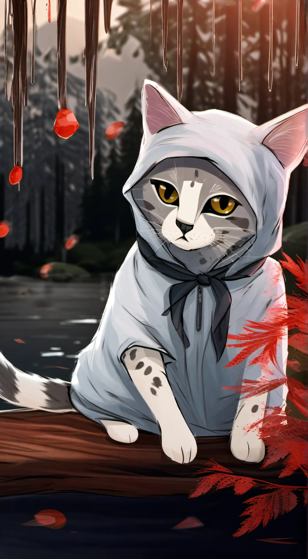 ai character: Cake background