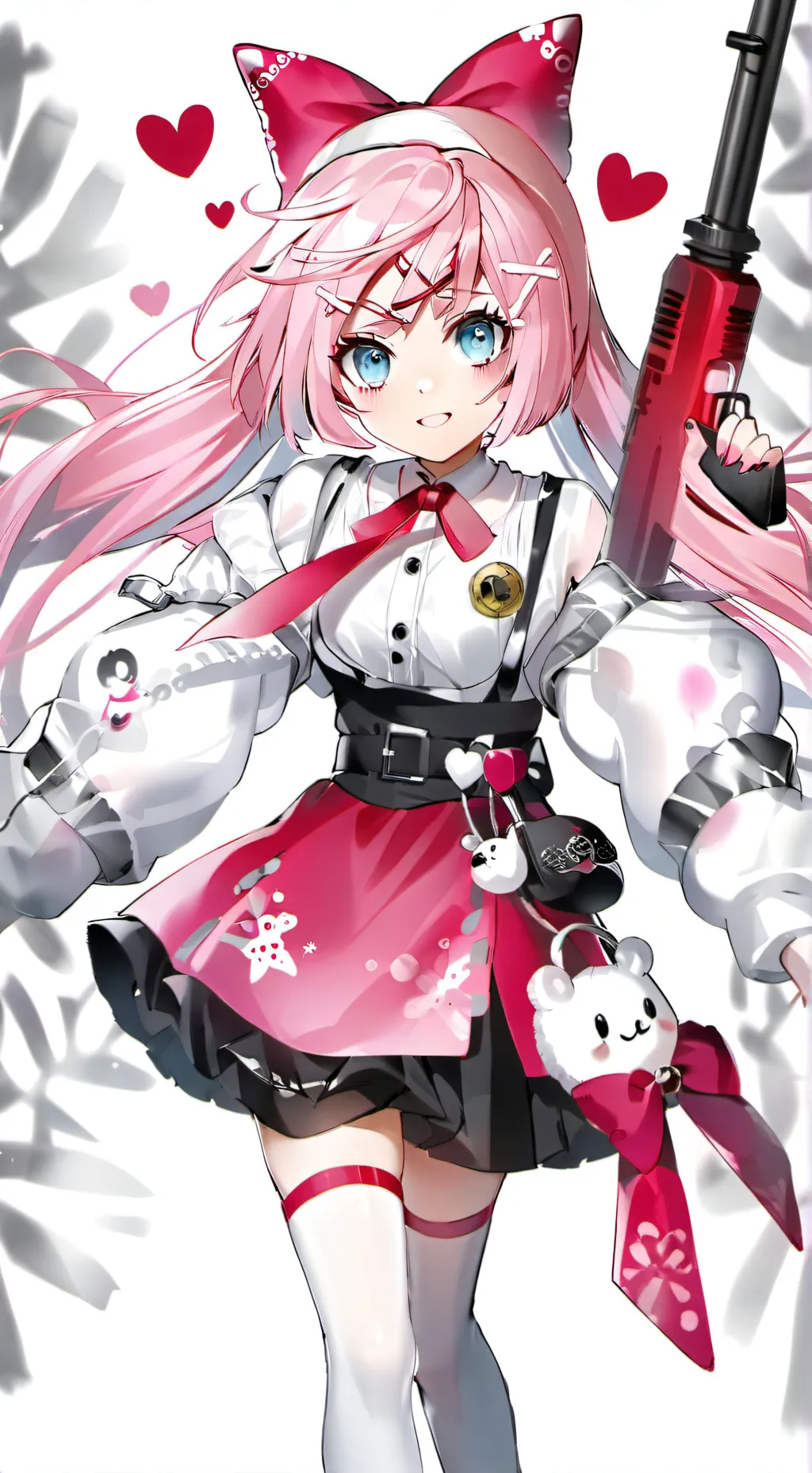 ai character: Squidgame BUT CUTE background