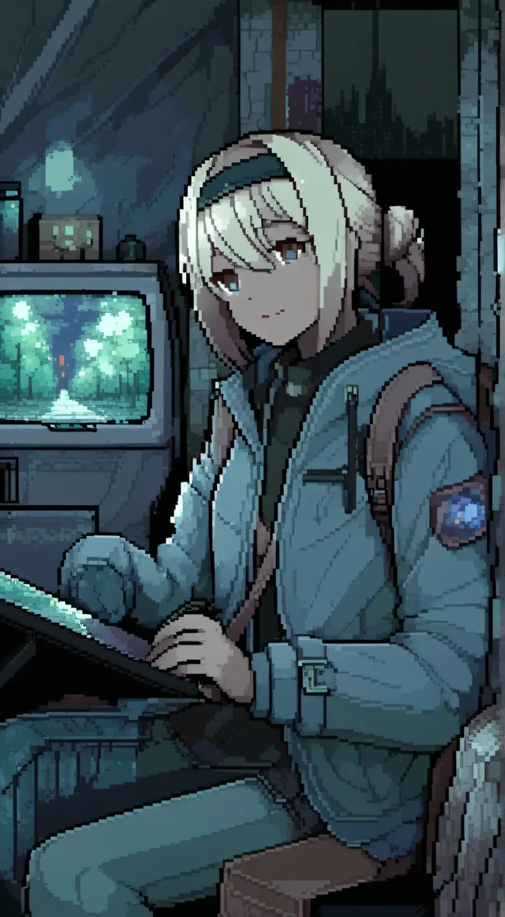 ai character: Roblox sleepover background