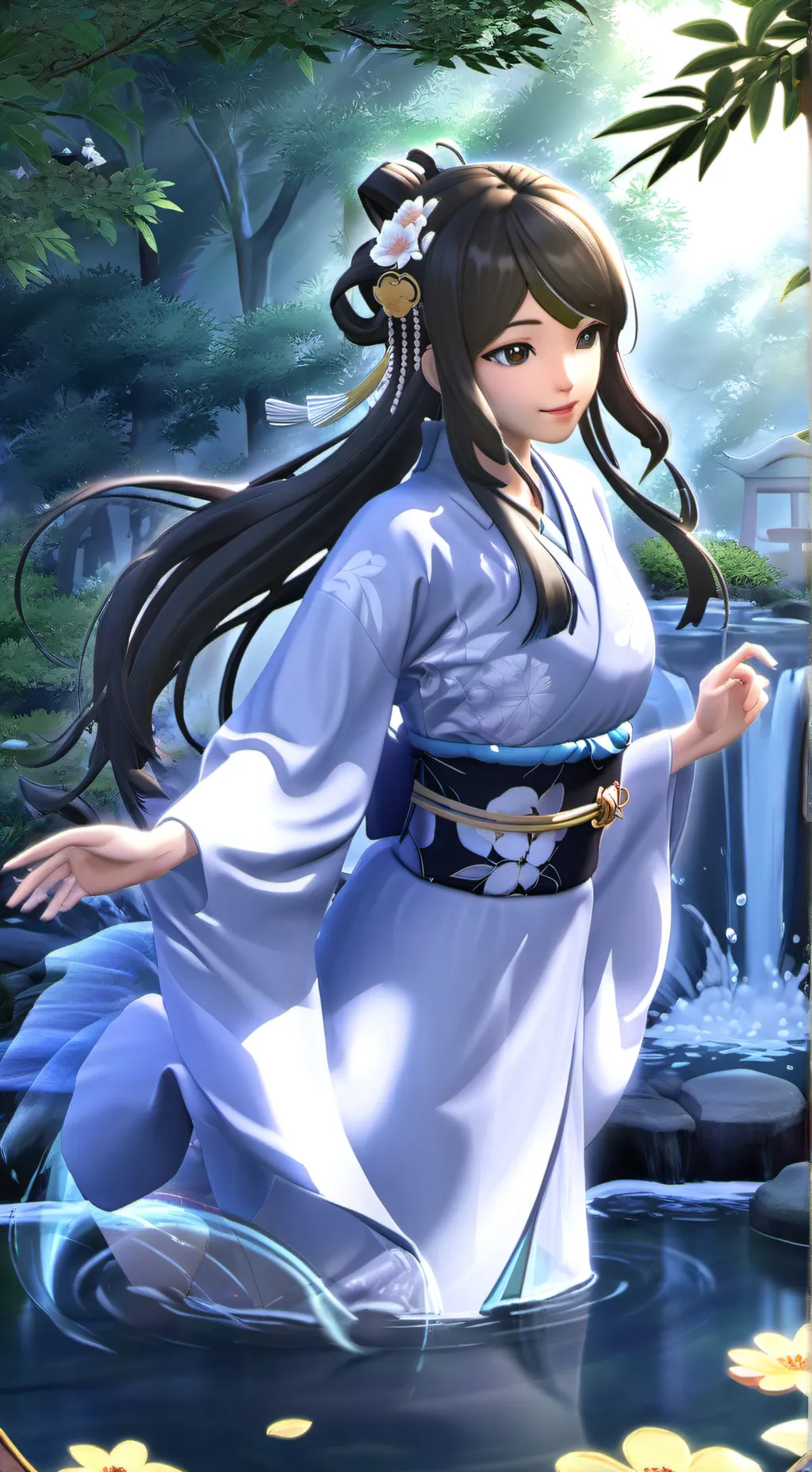 ai character: Shinobu kocho background