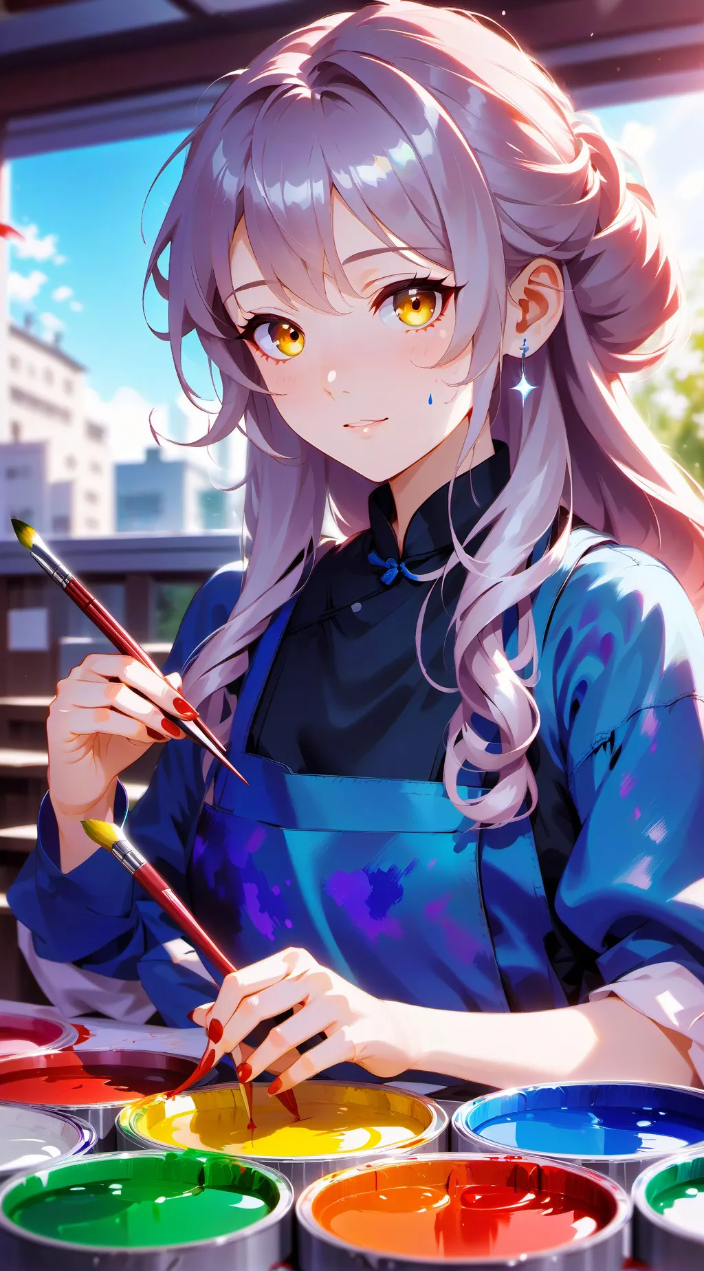 ai character: lucas background