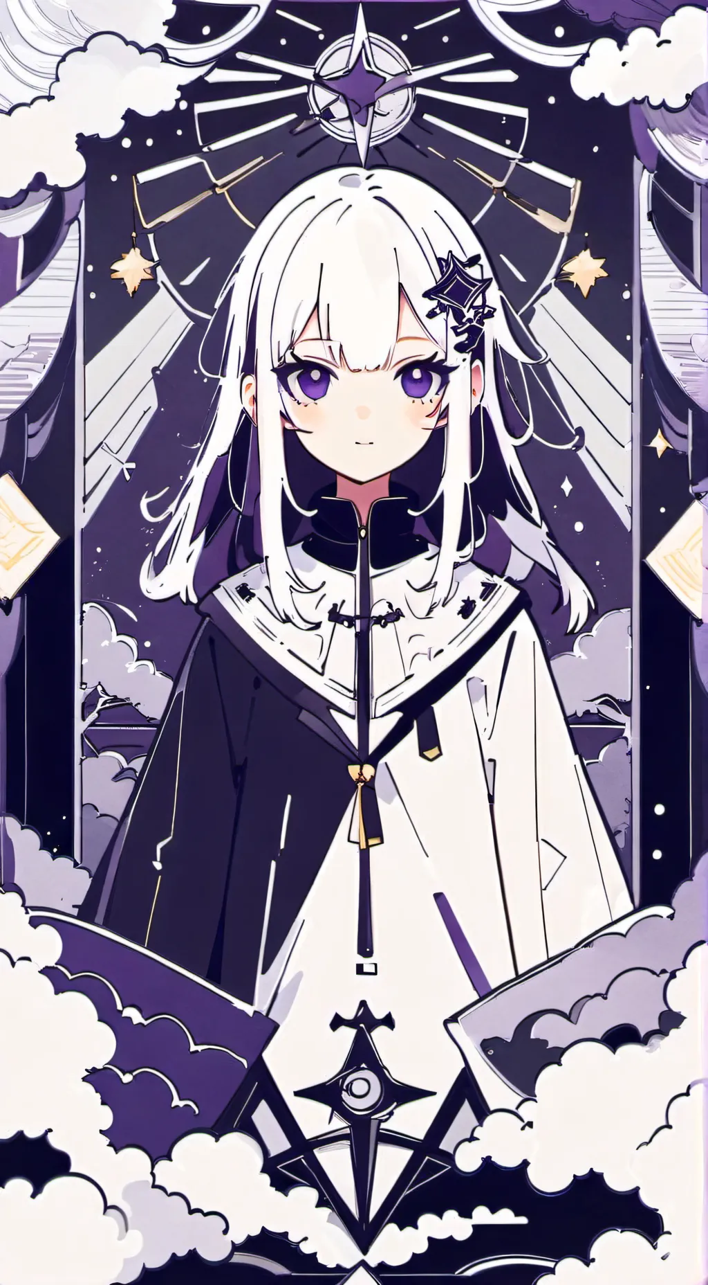 ai character: enzo and  camila background