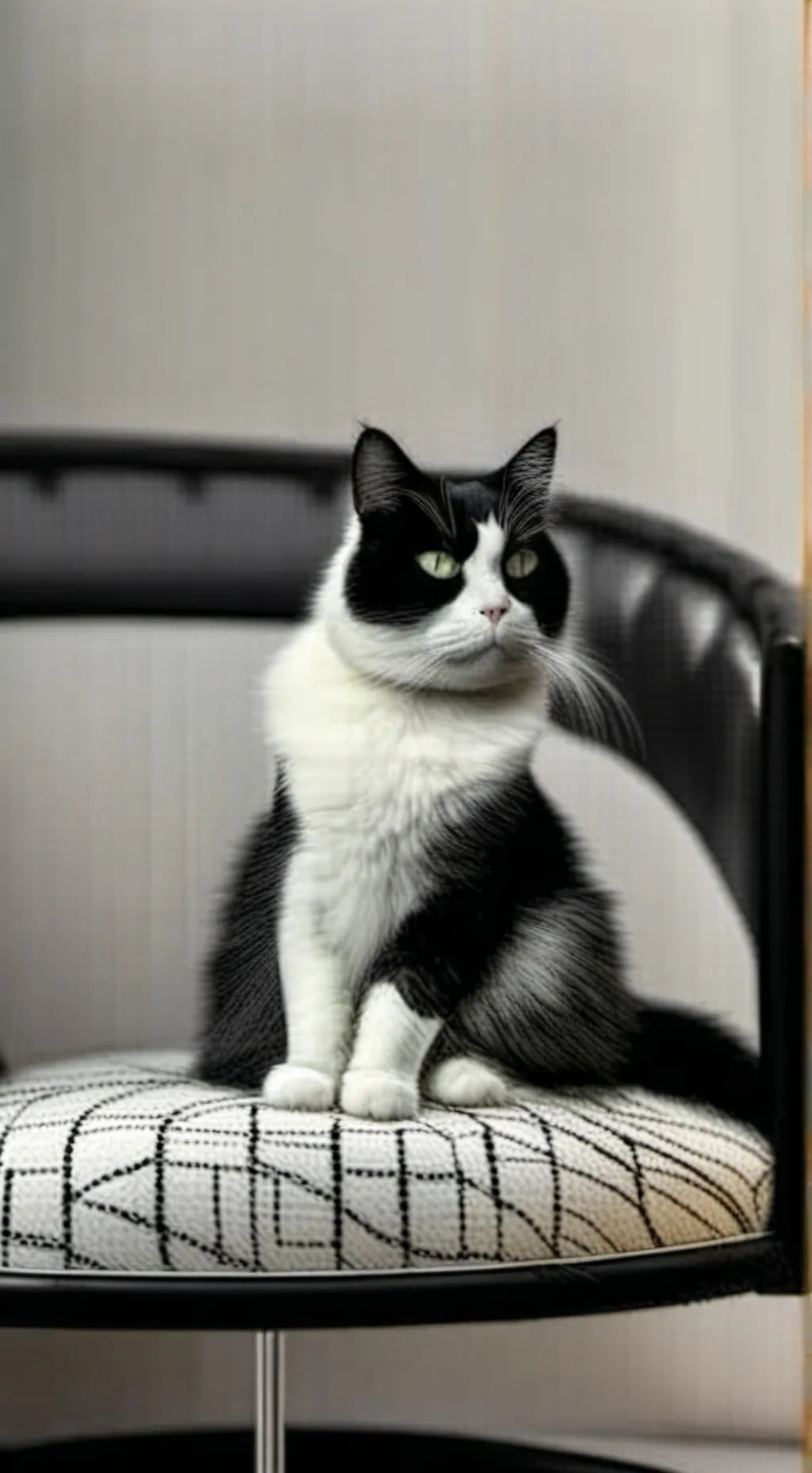 ai character: sad cat background