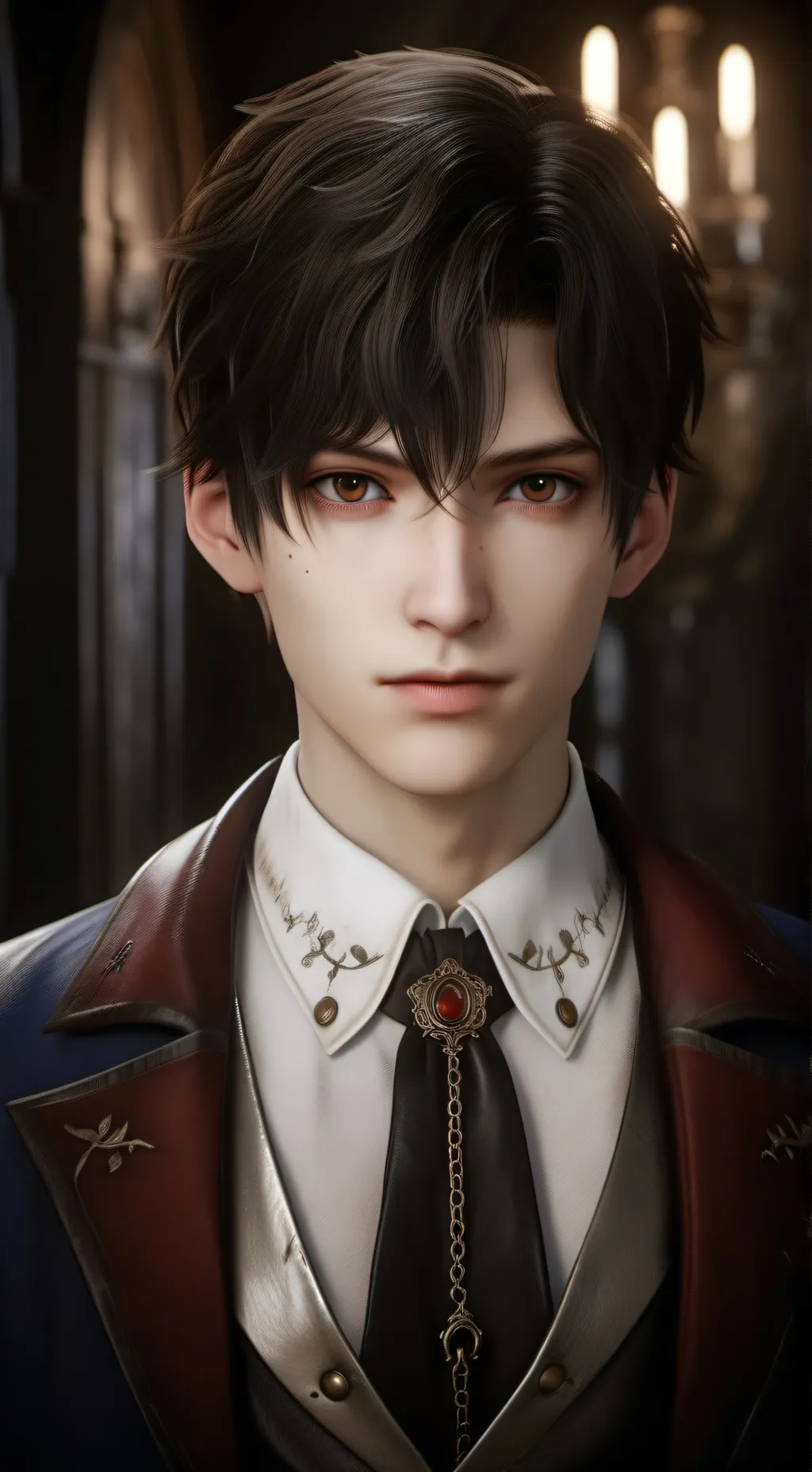ai character: Stray kids vampire background
