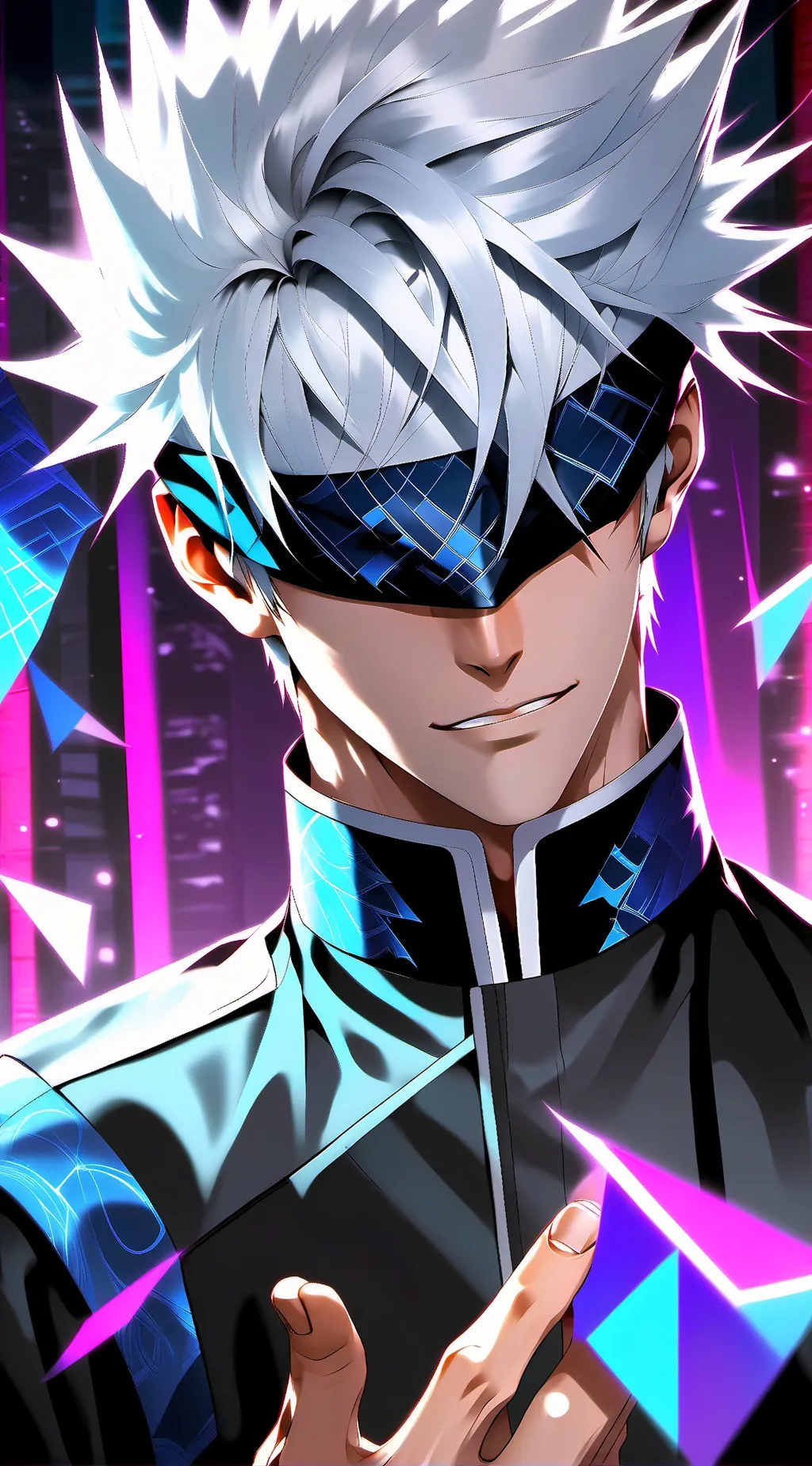 ai character: Gojo Satoru background