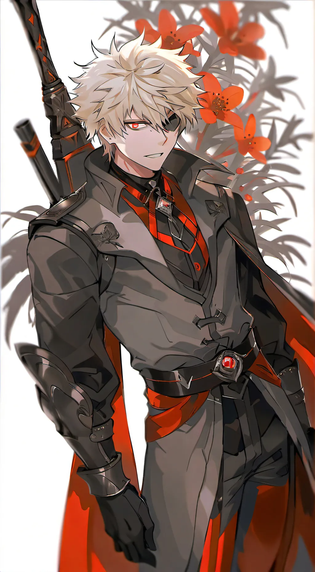 ai character: Bakugo  background