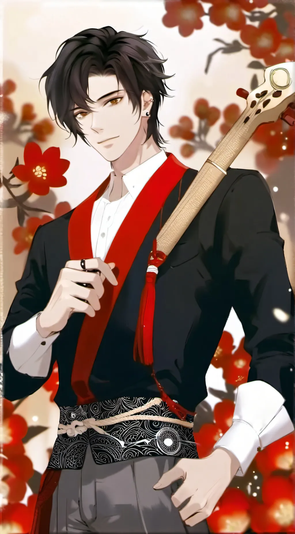 ai character: shirogaki background