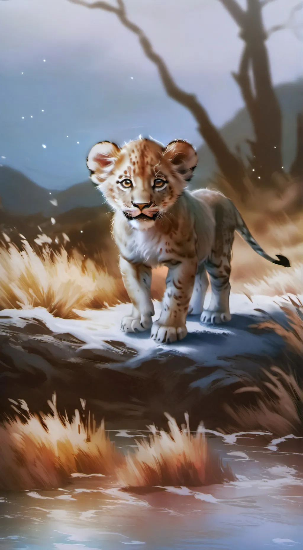 ai character: Mufasa background