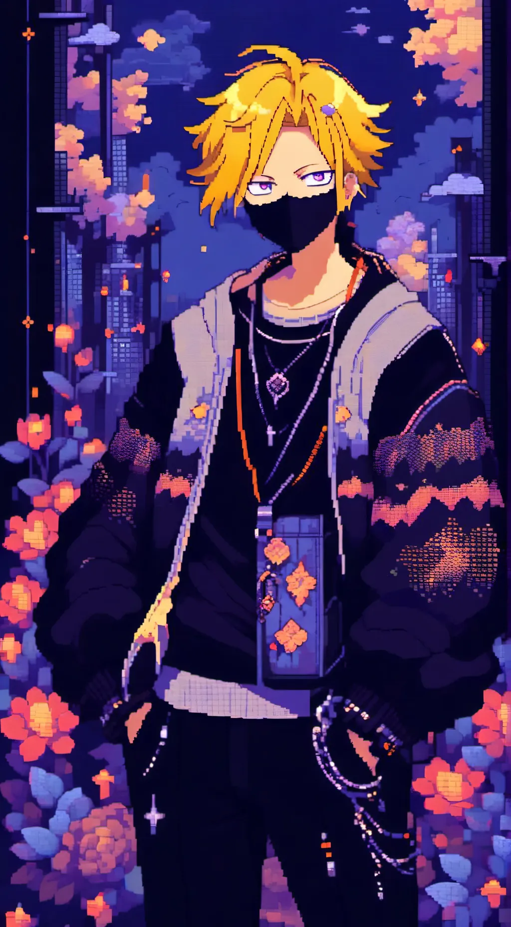 ai character: Denki background