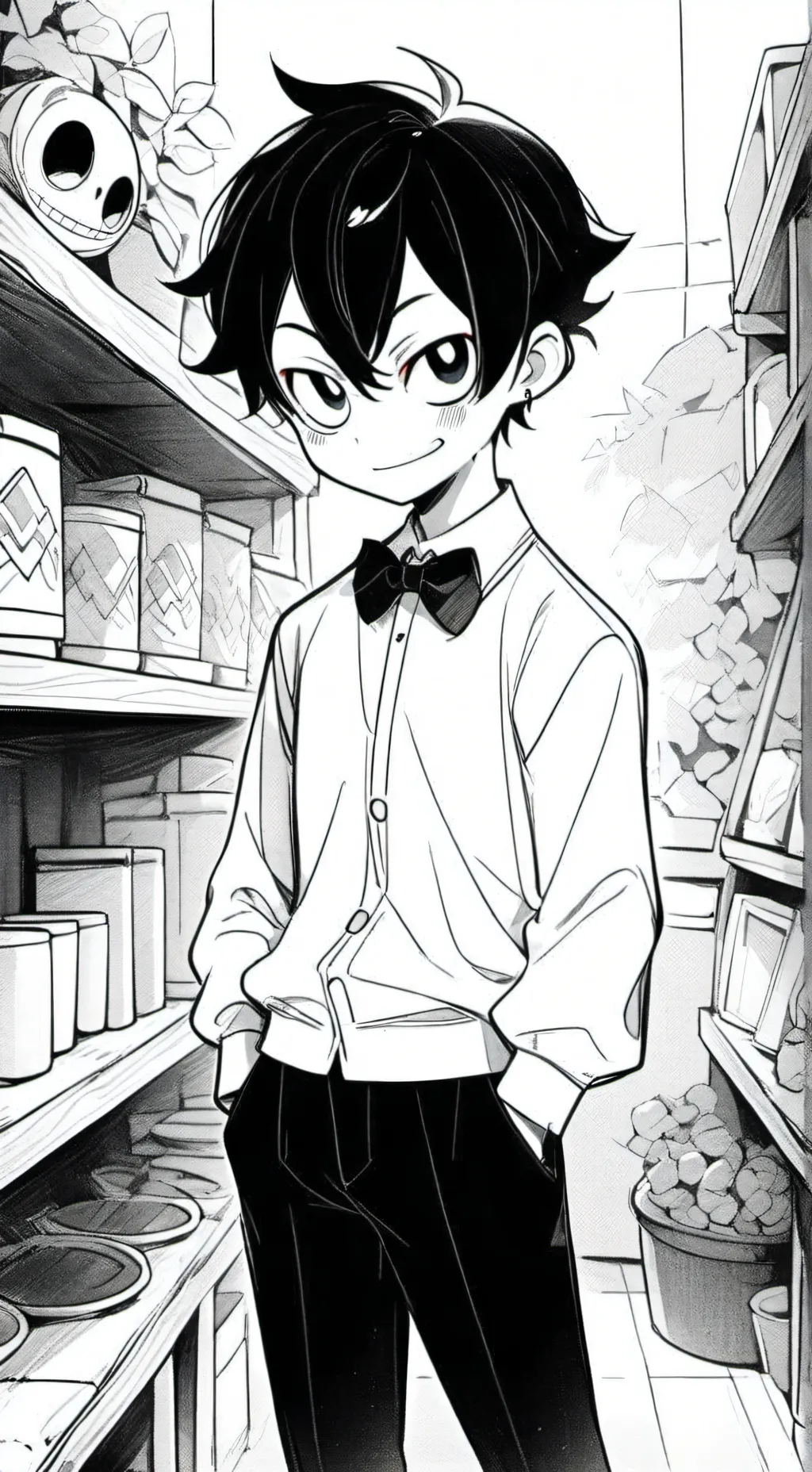 ai character: Buckly background