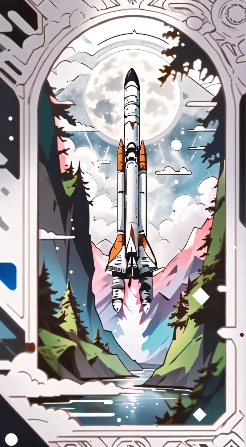 ai character: squid game  background