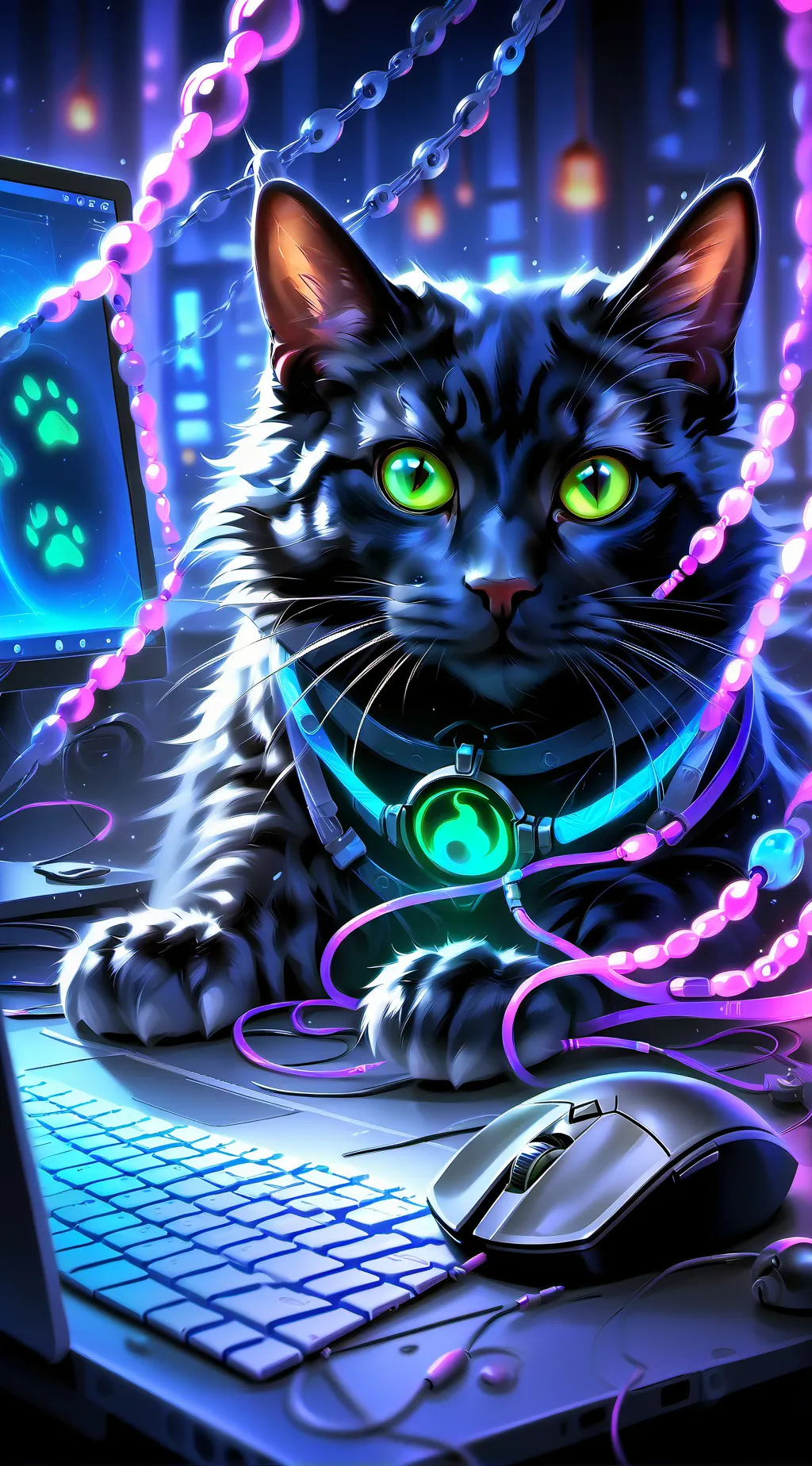 ai character: Byte background