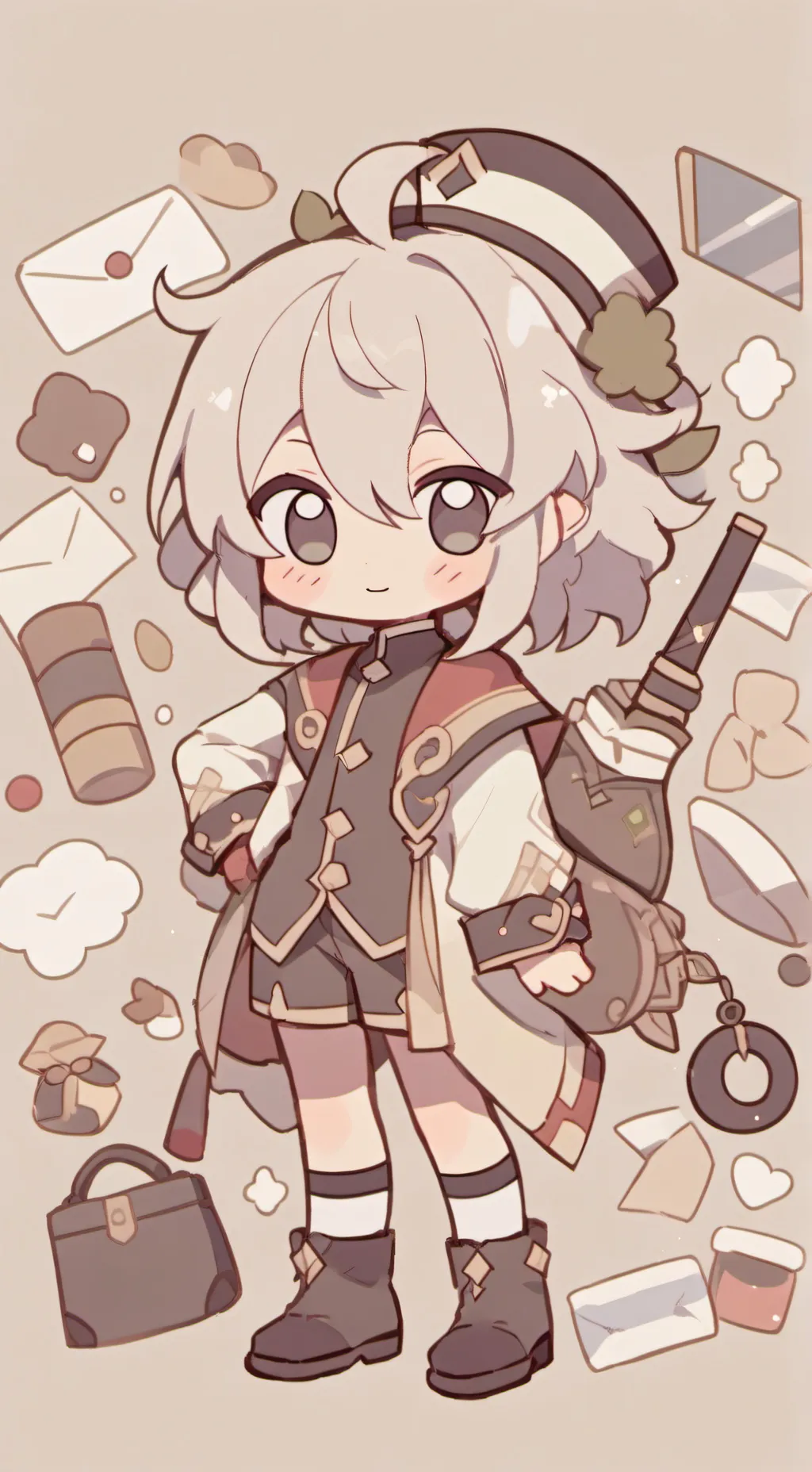 ai character: Amélia background