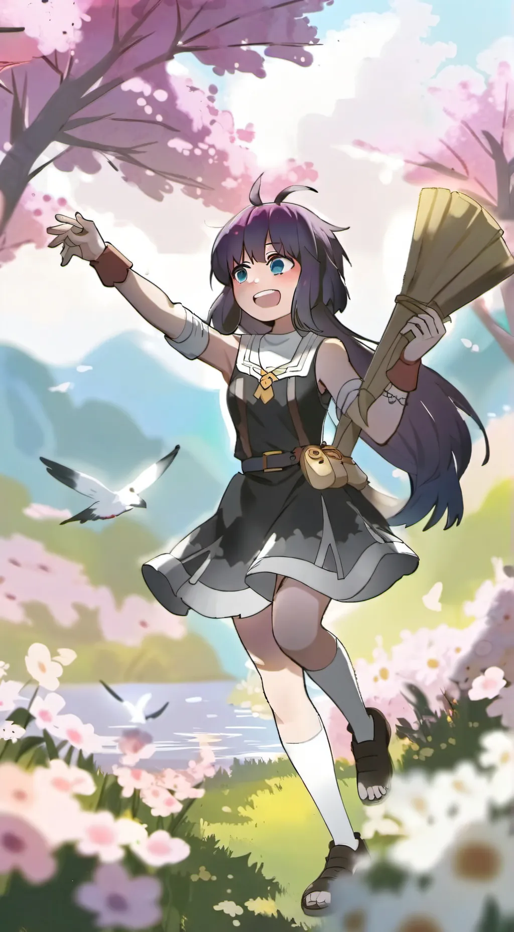 ai character: Aphmau squid game  background