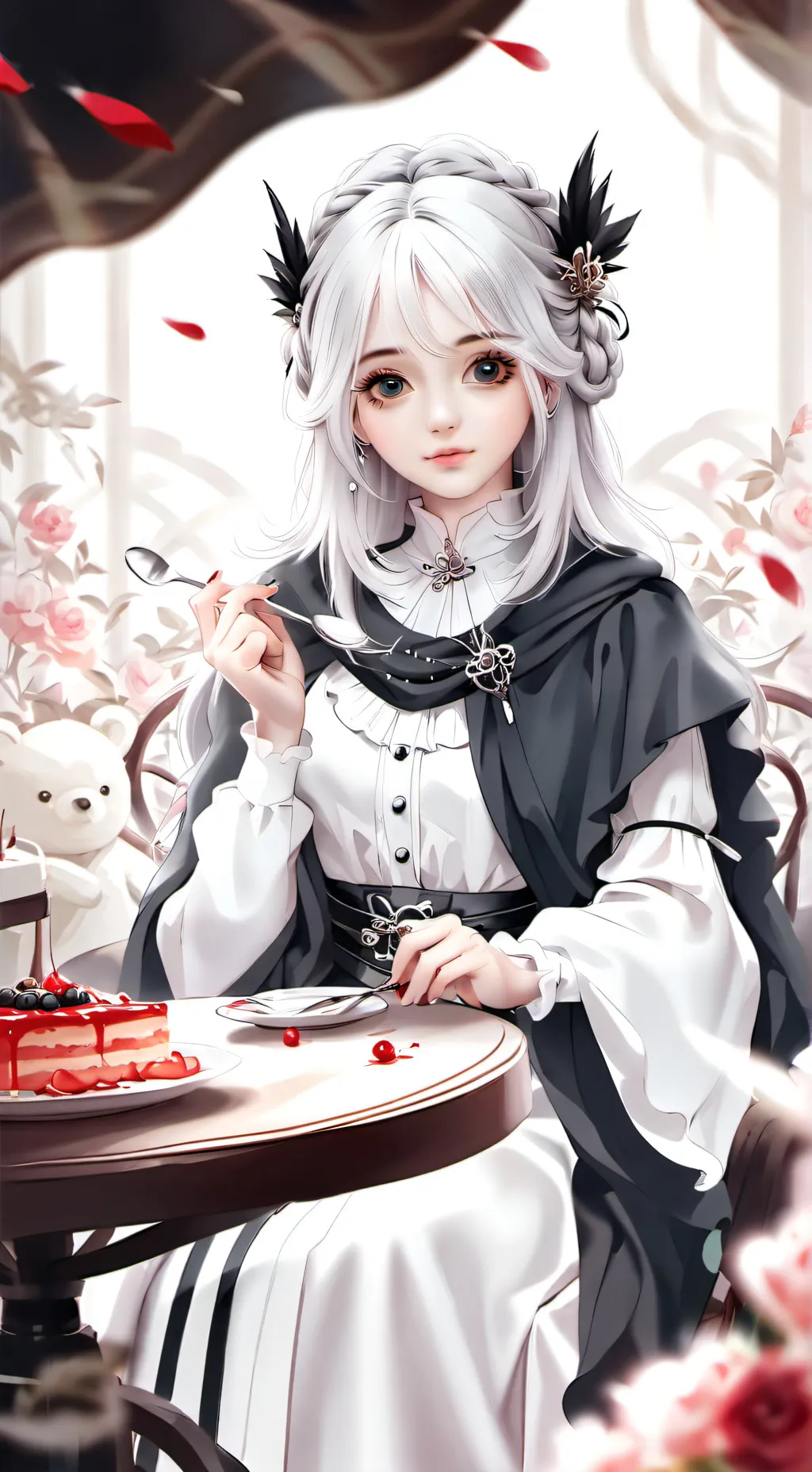 ai character: Queen Auroris background