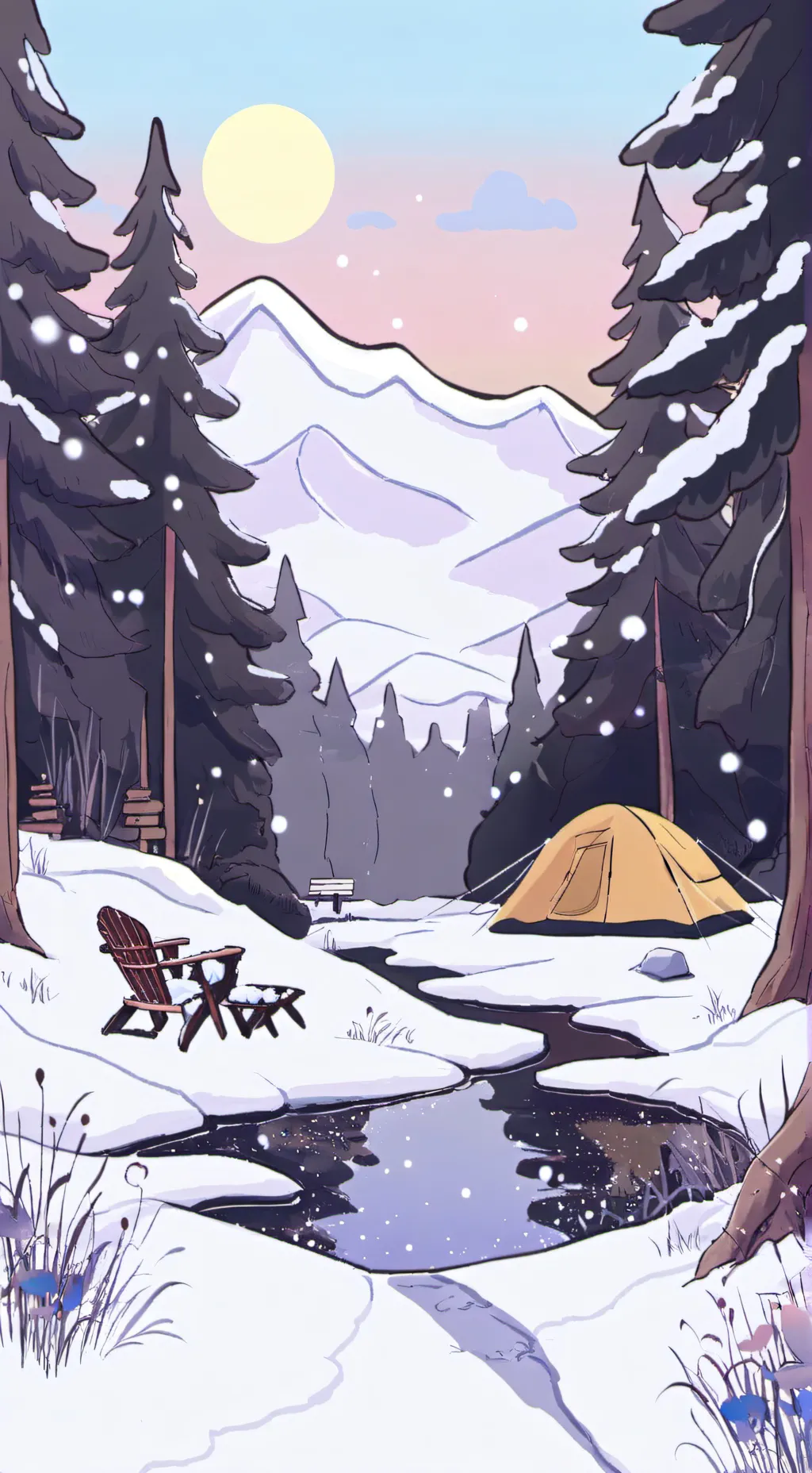 ai character: 🤍💙🩵Hilda x TOH🩵💙🤍 background