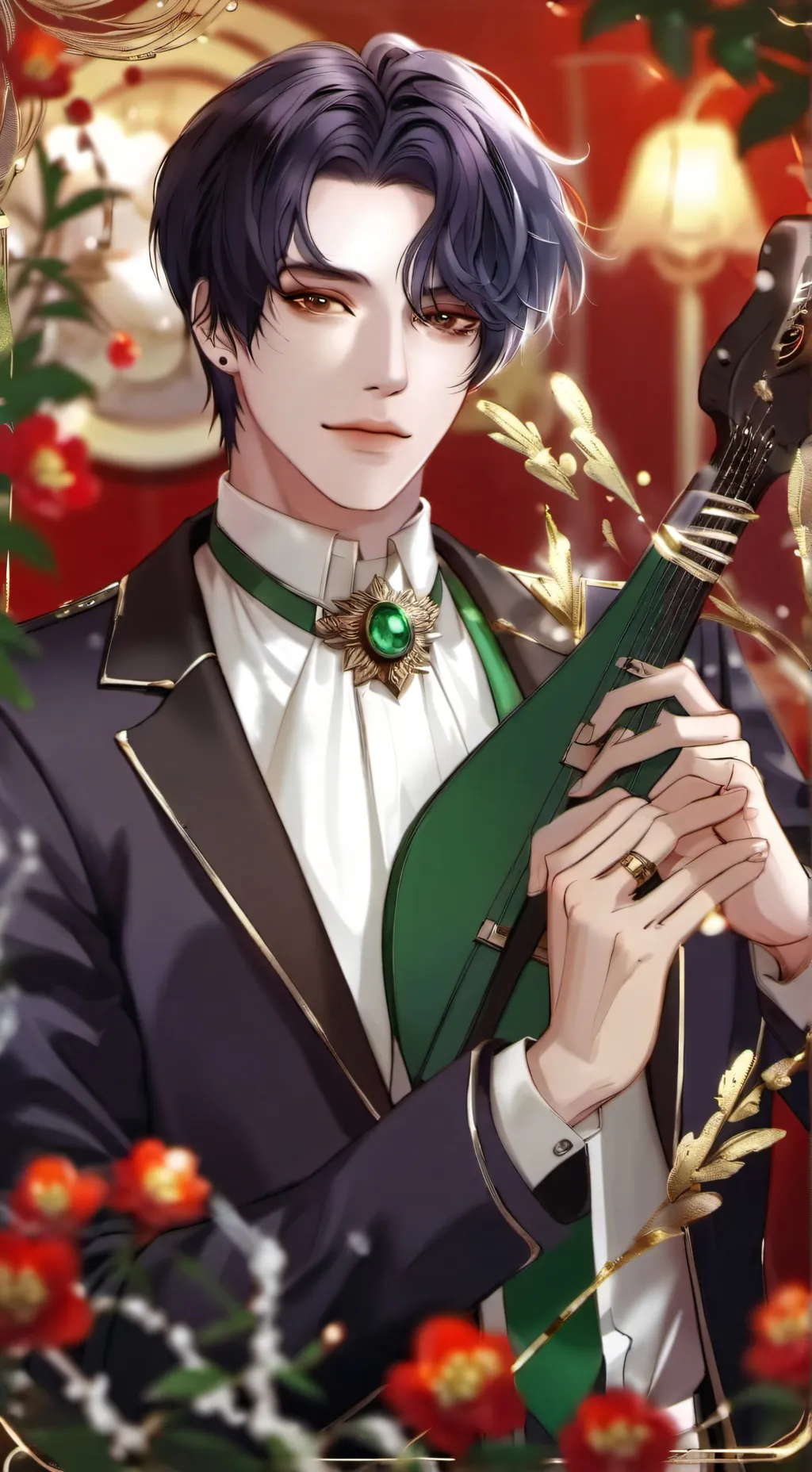 ai character: Maxime  background