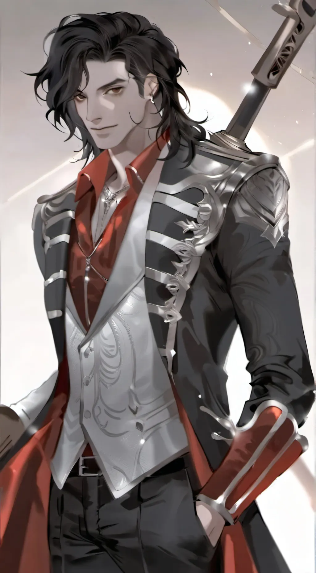 ai character: Michael Jackson  background