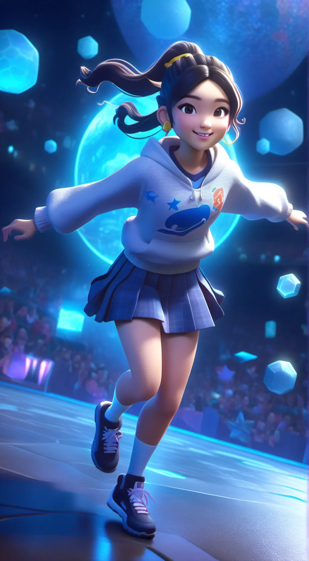 ai character: Amelia background