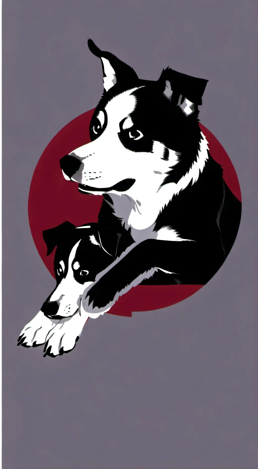 ai character: blackout background