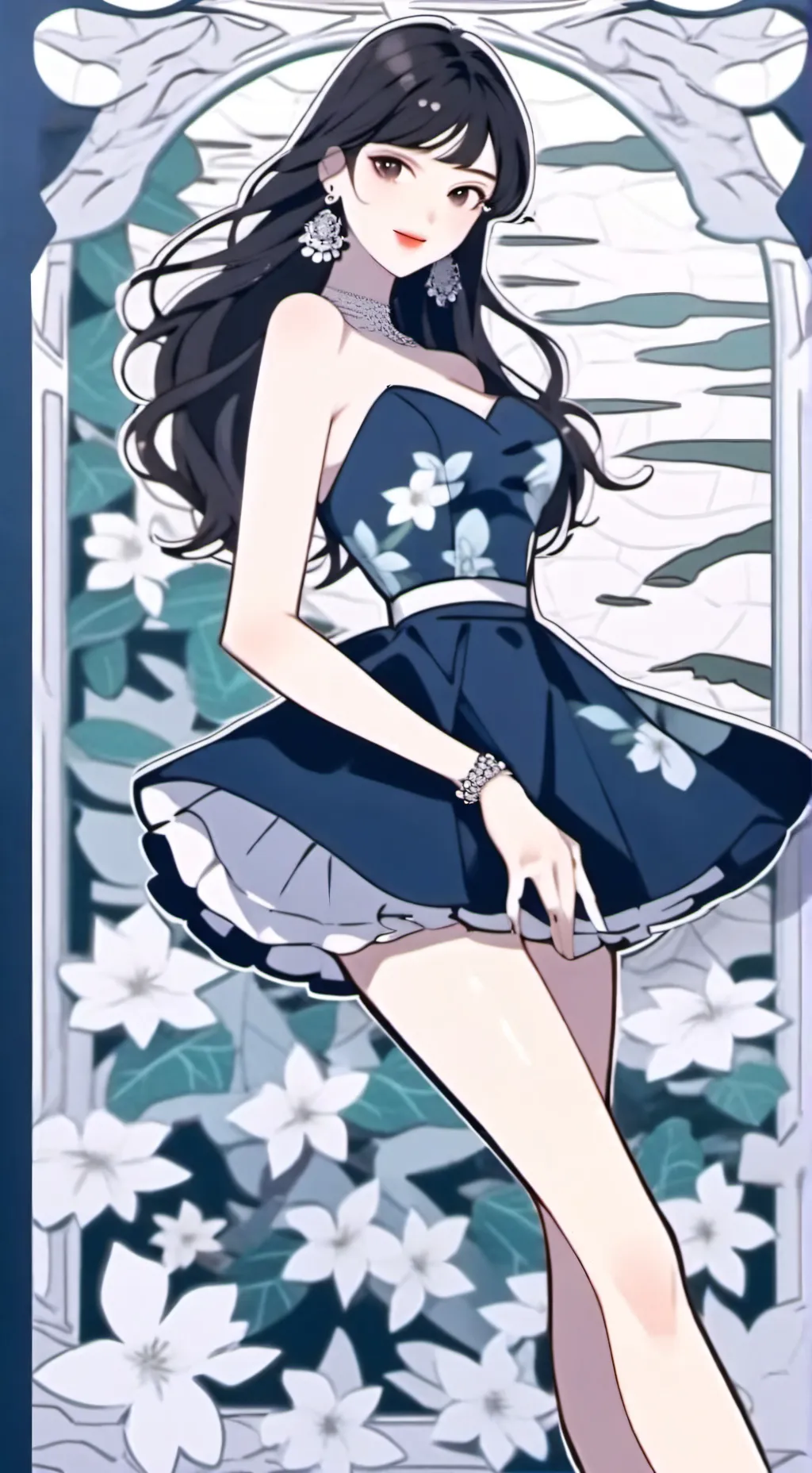 ai character: lily background