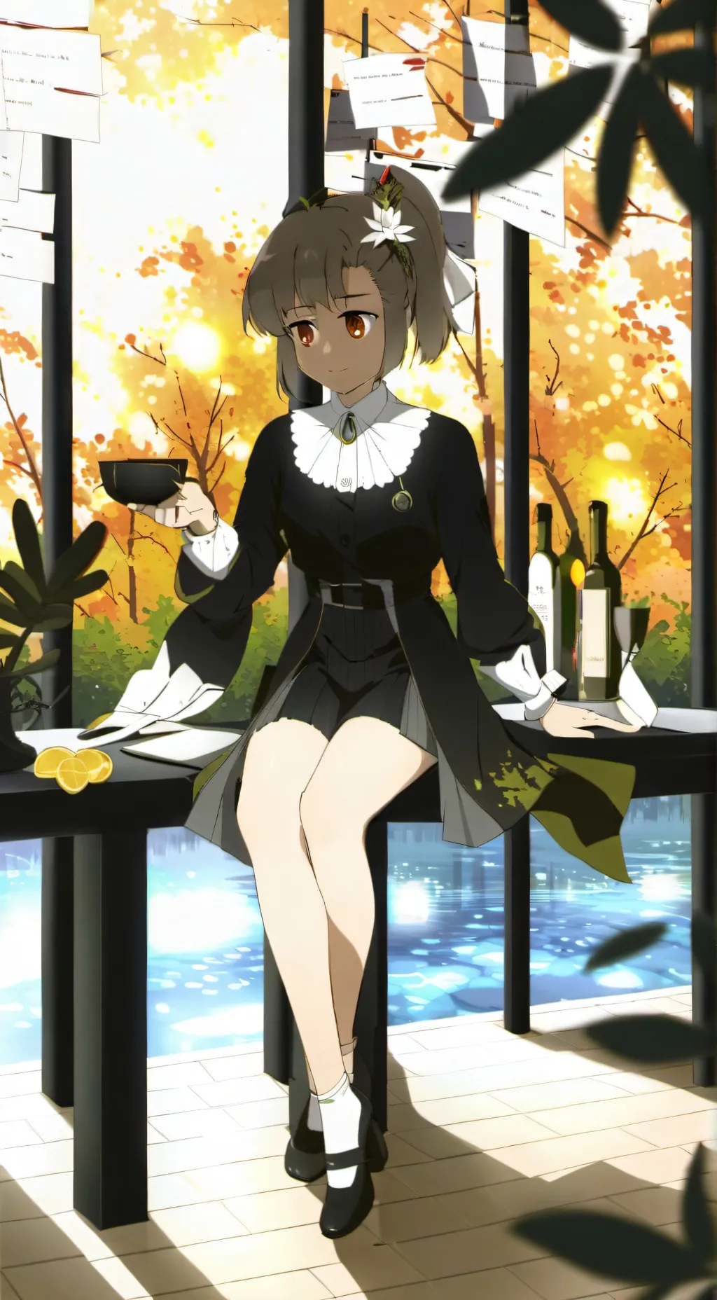 ai character: you're drunk gf background