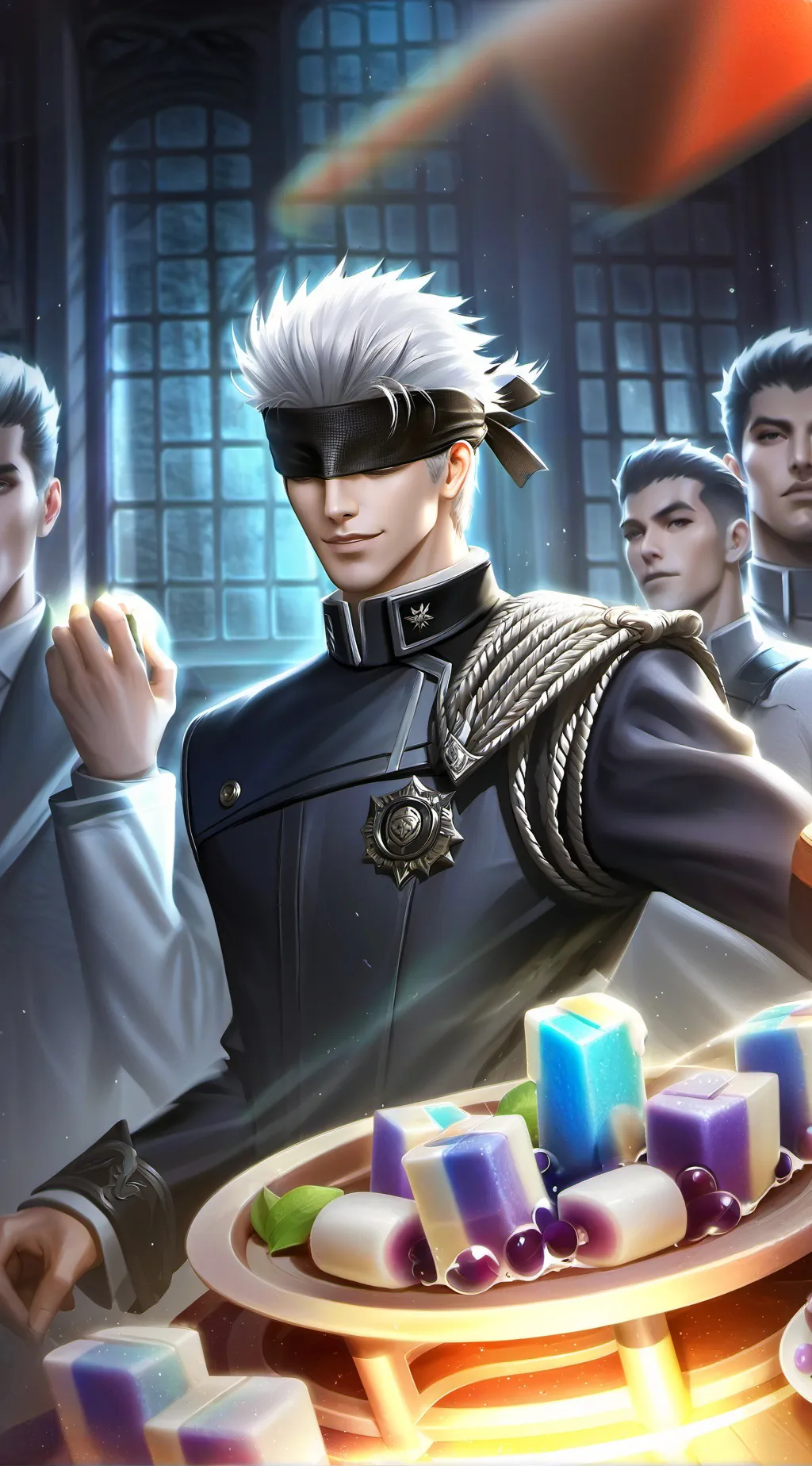 ai character: Gojo Satoru background