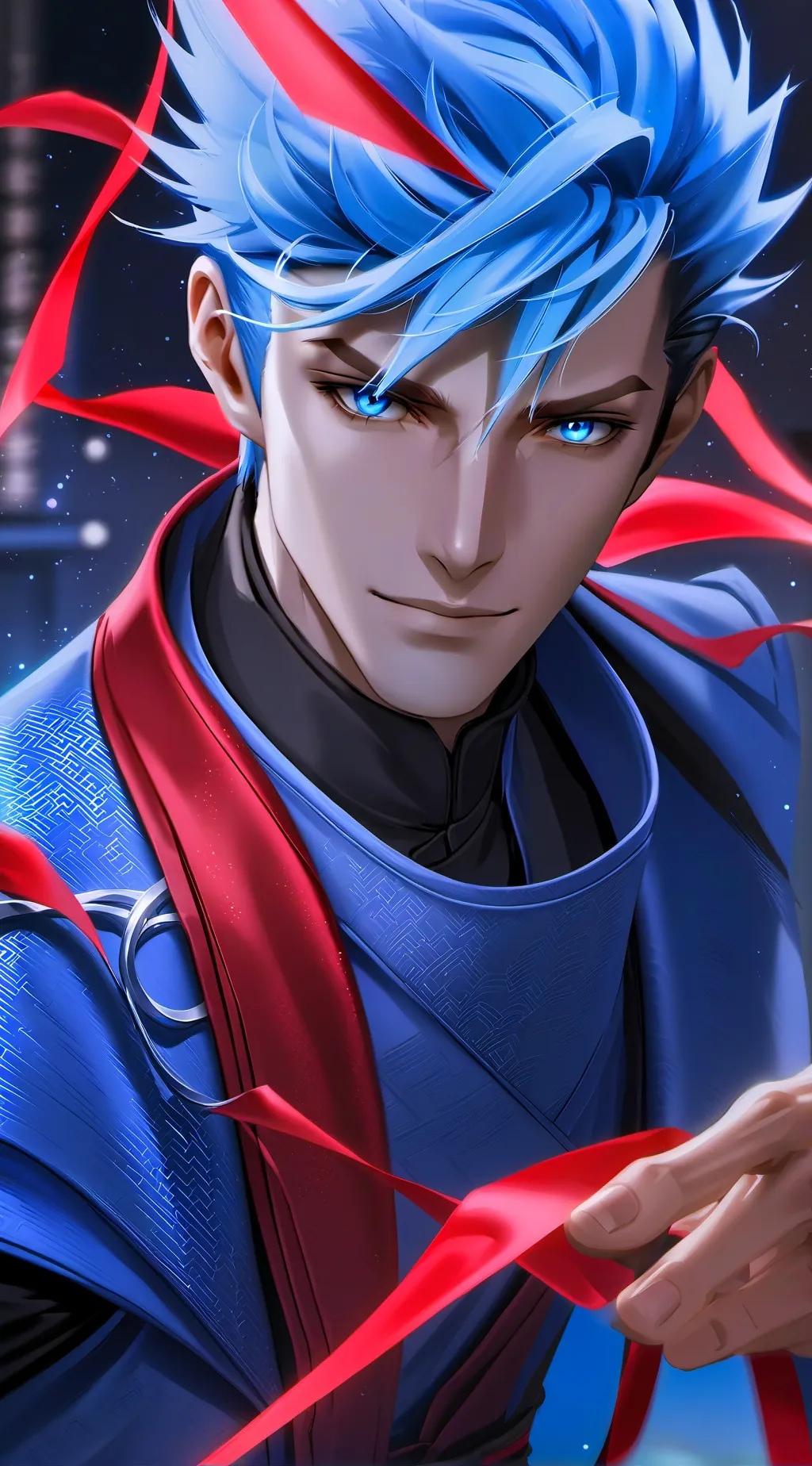 ai character: Gojo Satoru background