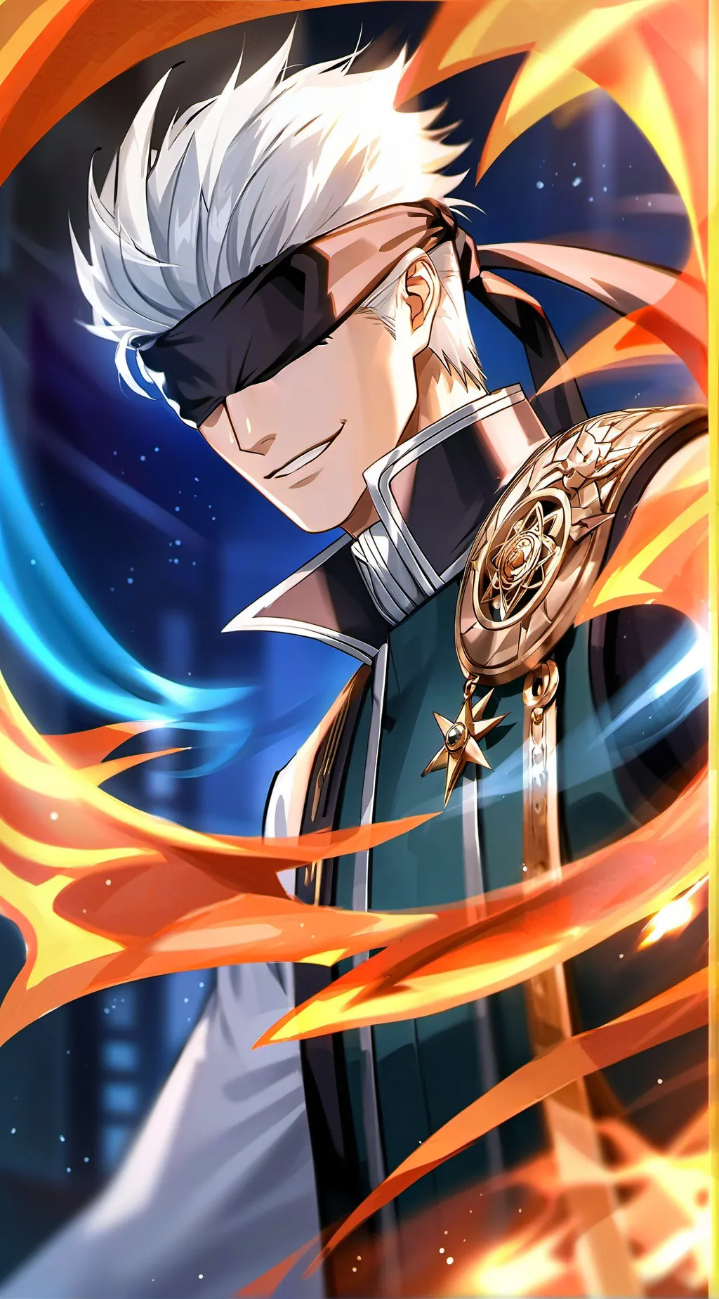 ai character: Gojo Satoru background