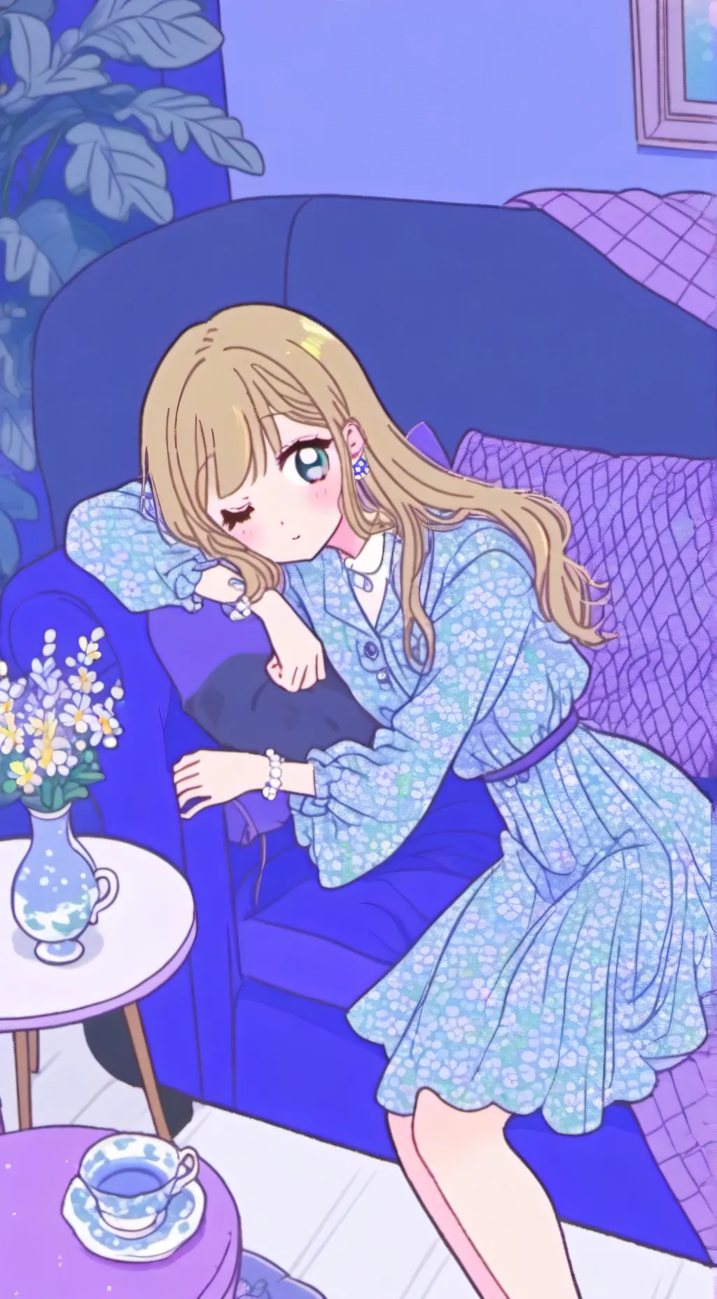 ai character: HH 💤sleepover💤 background