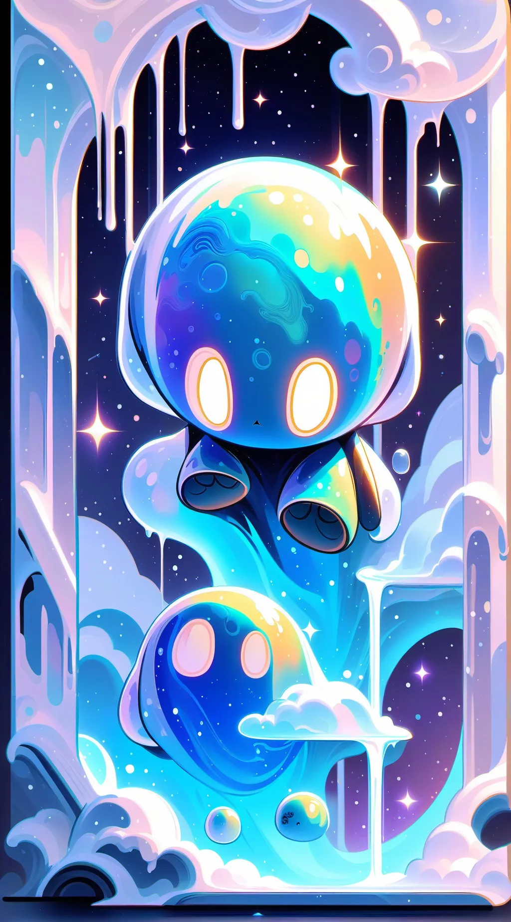 ai character: blub background