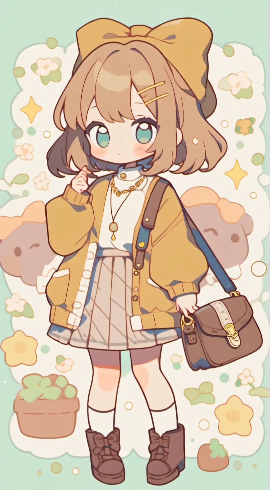 ai character: heeseung  background