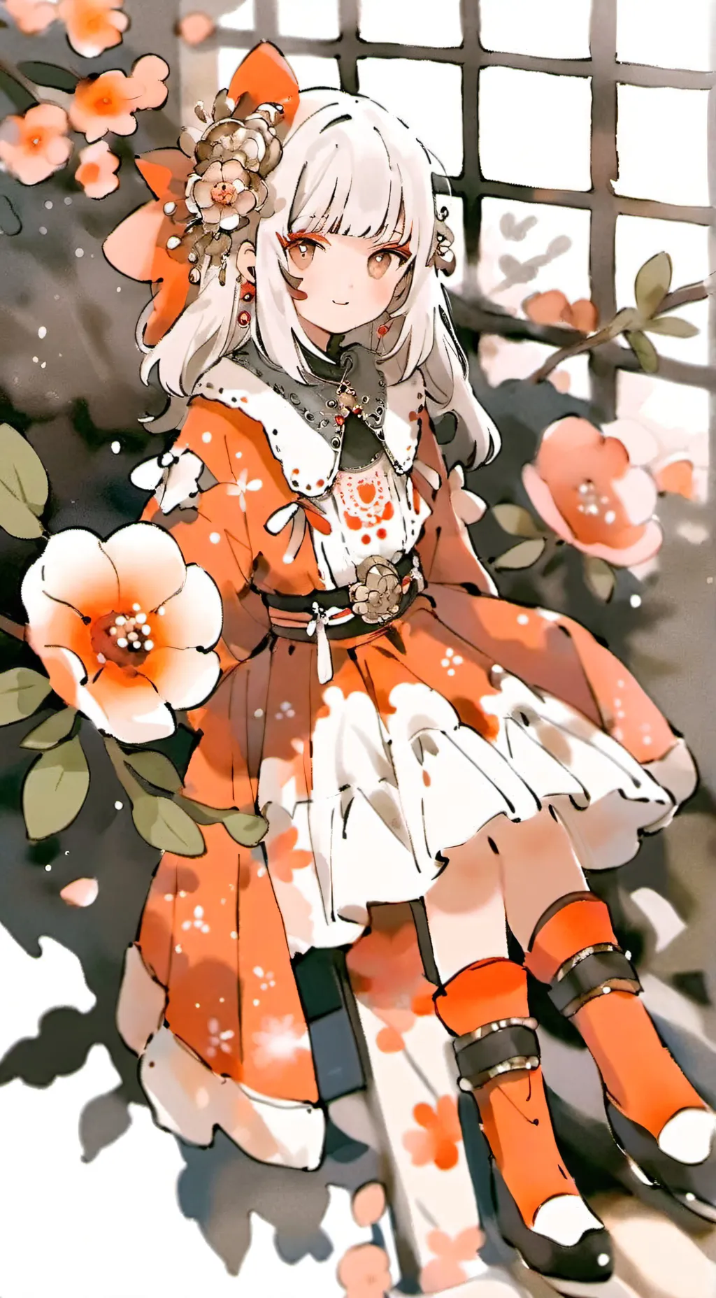 ai character: sprunki x Karen background