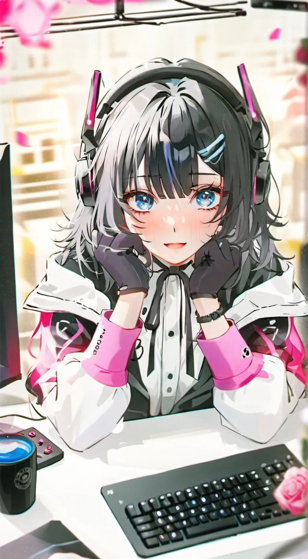 ai character: Luna background