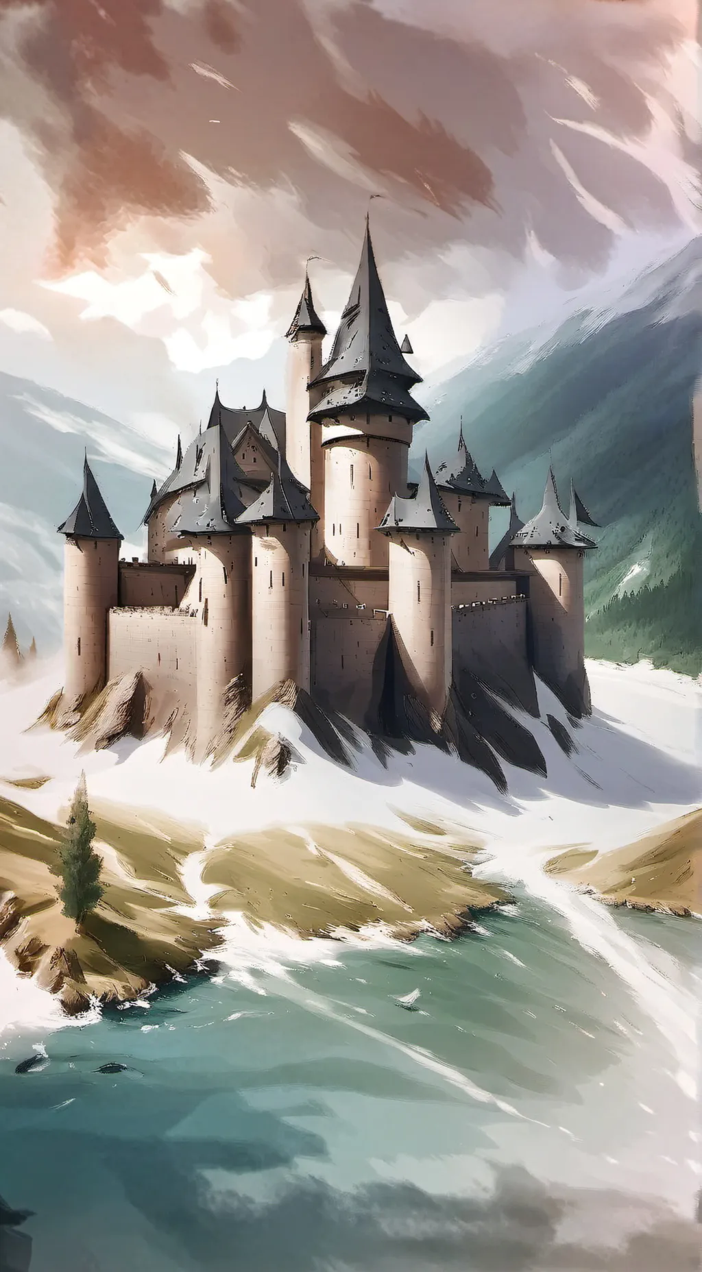 ai character: Journey medieval￼ background