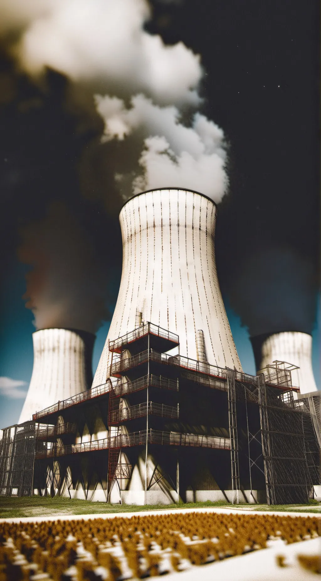 ai character: Power plant background