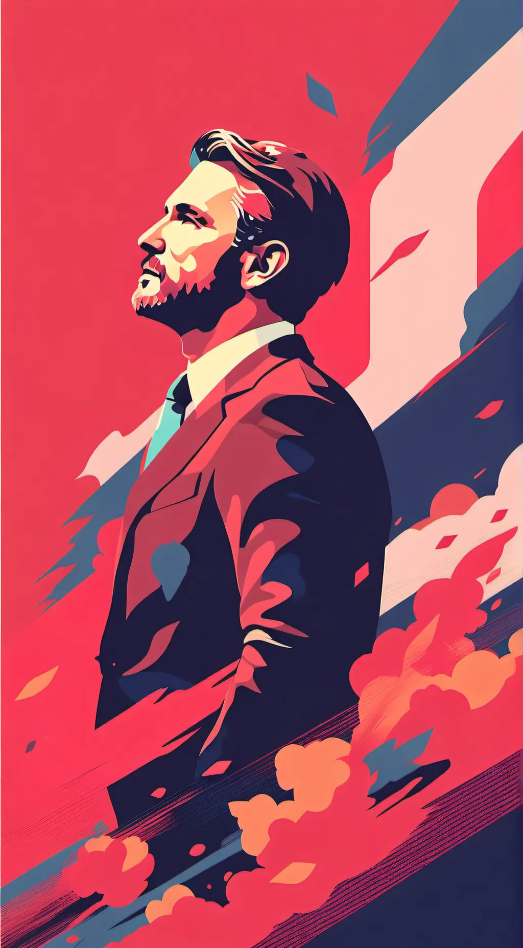 ai character: Test di Destra background