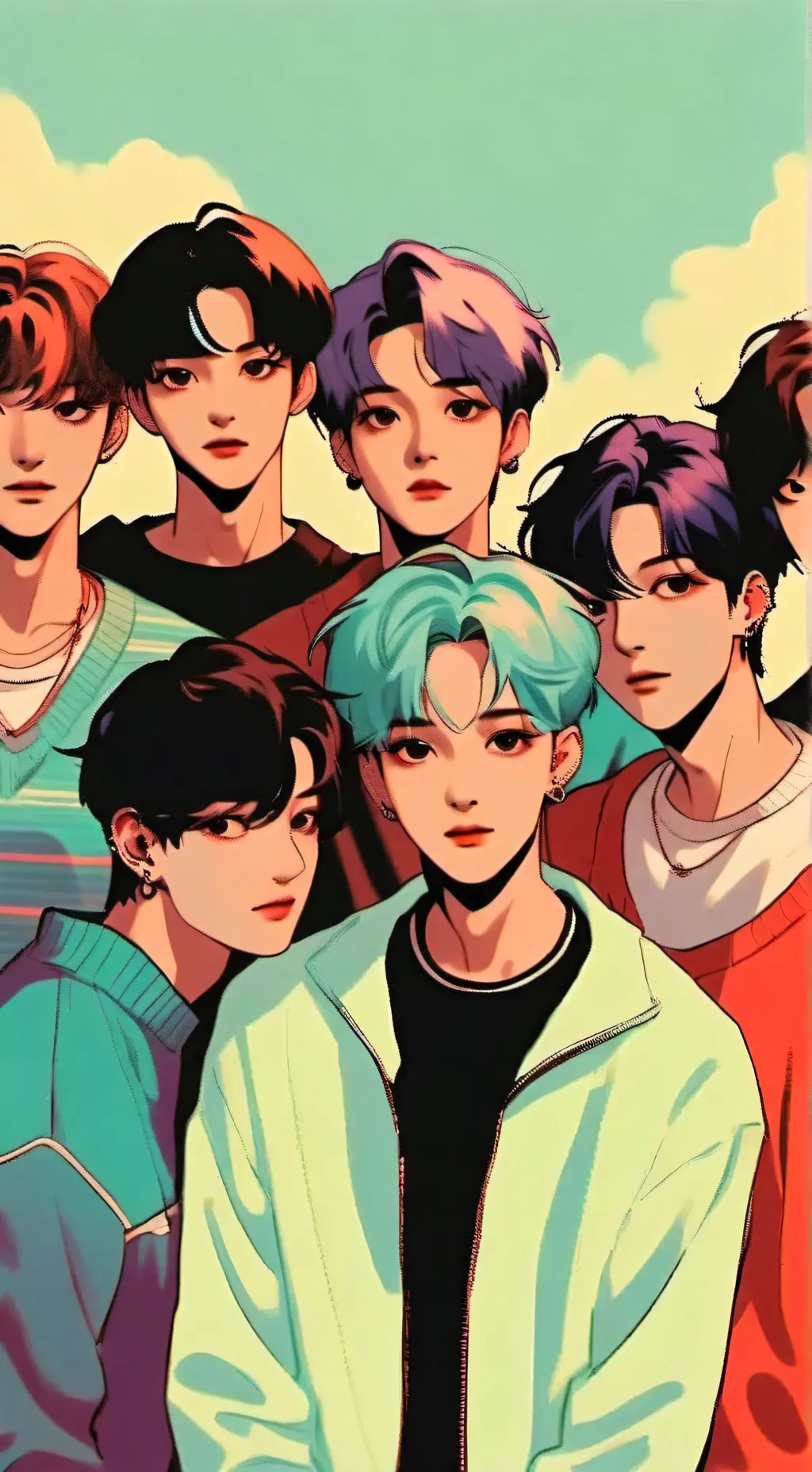 ai character: Straykids  background