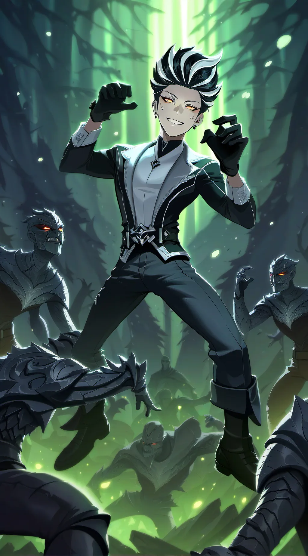 ai character: Salesman x y/n background