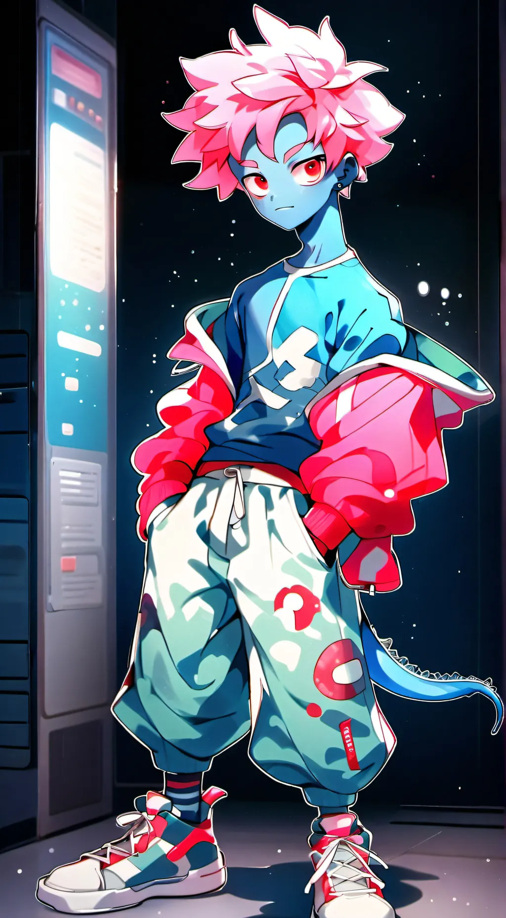 ai character: Akaza background