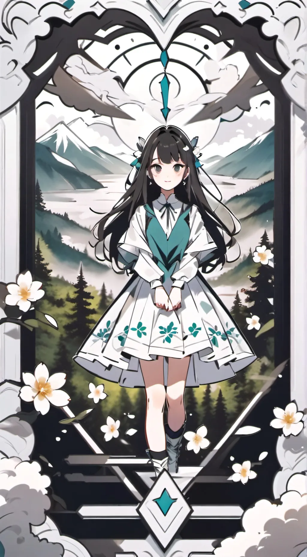 ai character: parents are baby  background