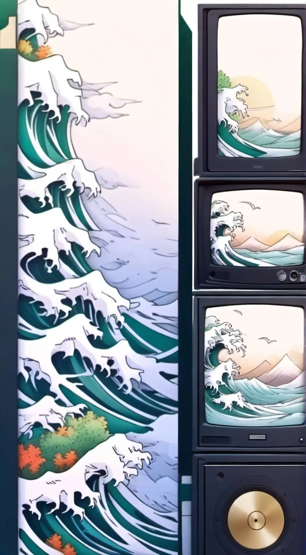 ai character: Vee📺🟢🎤 background