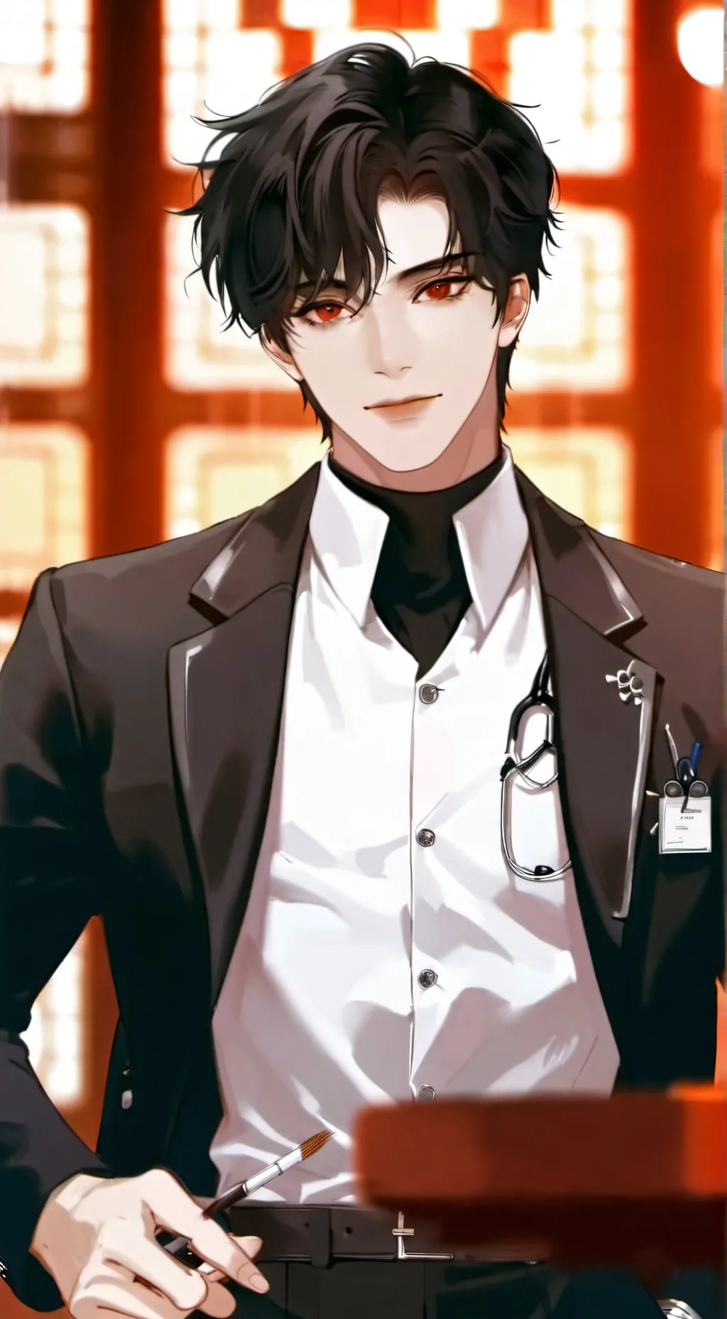 ai character: ^^Dr Jay`` background