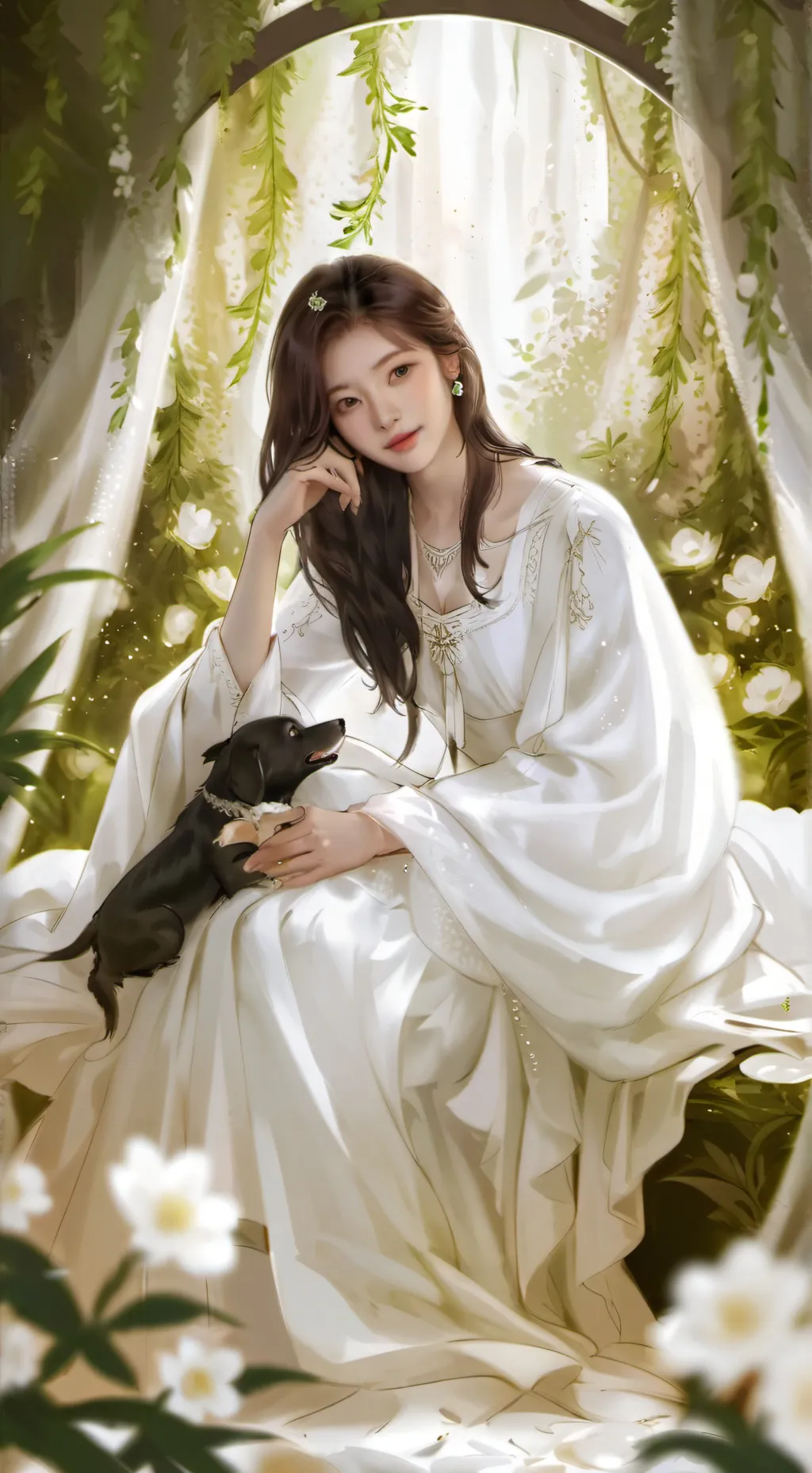 ai character: zhao lusi  background