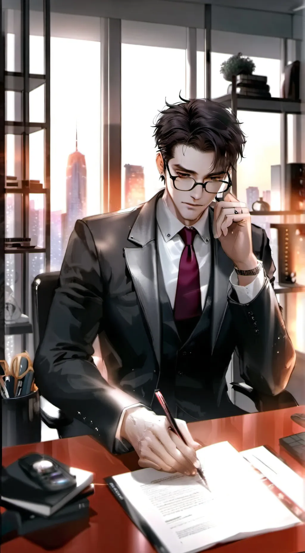 ai character: Victor background