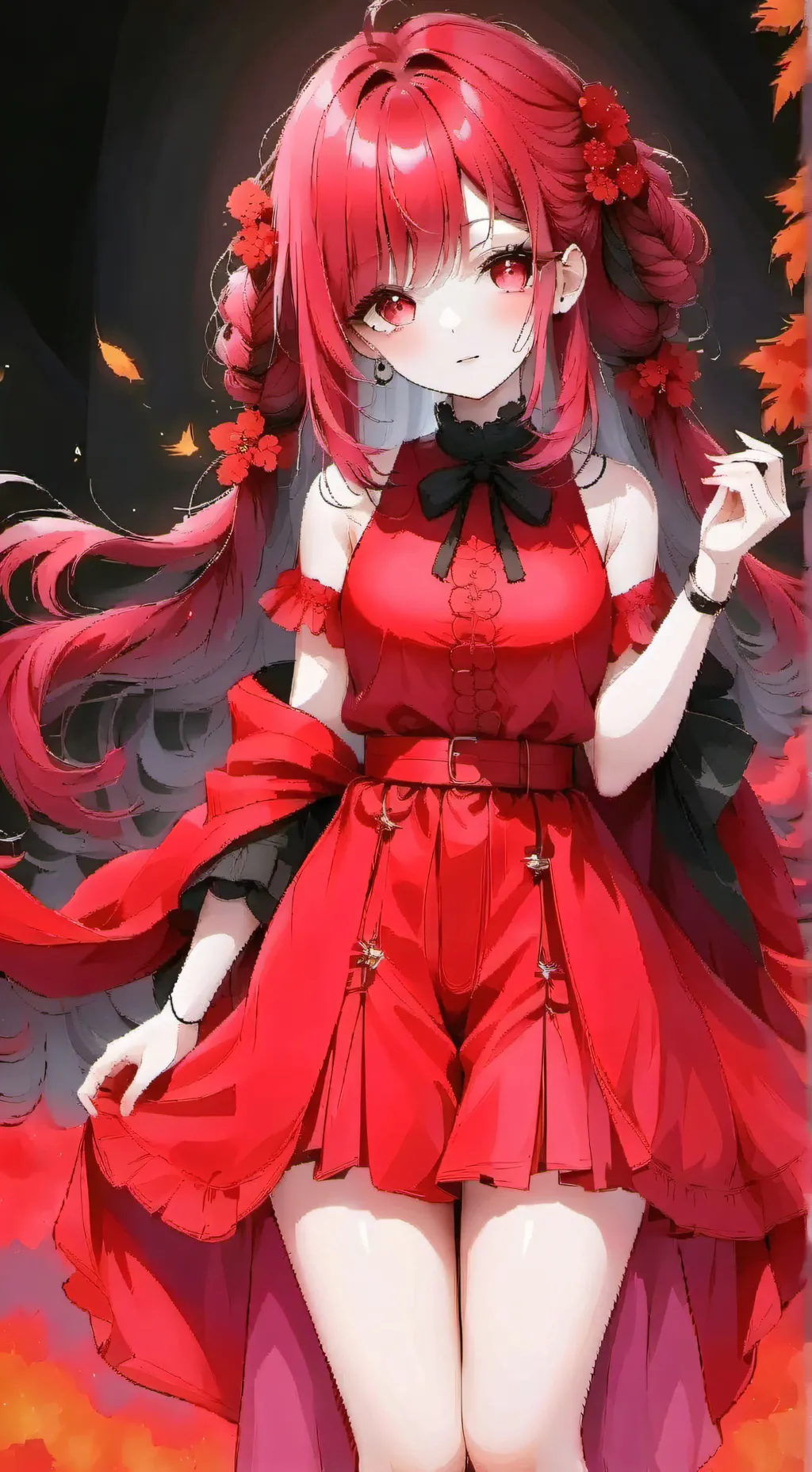 ai character: Sakura background