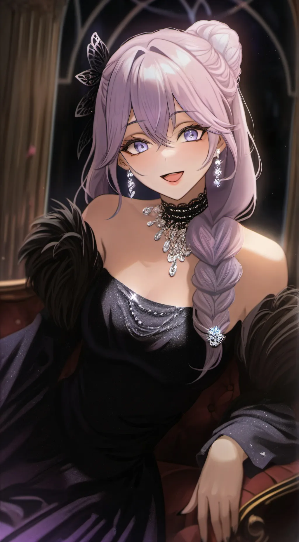 ai character: Luna background