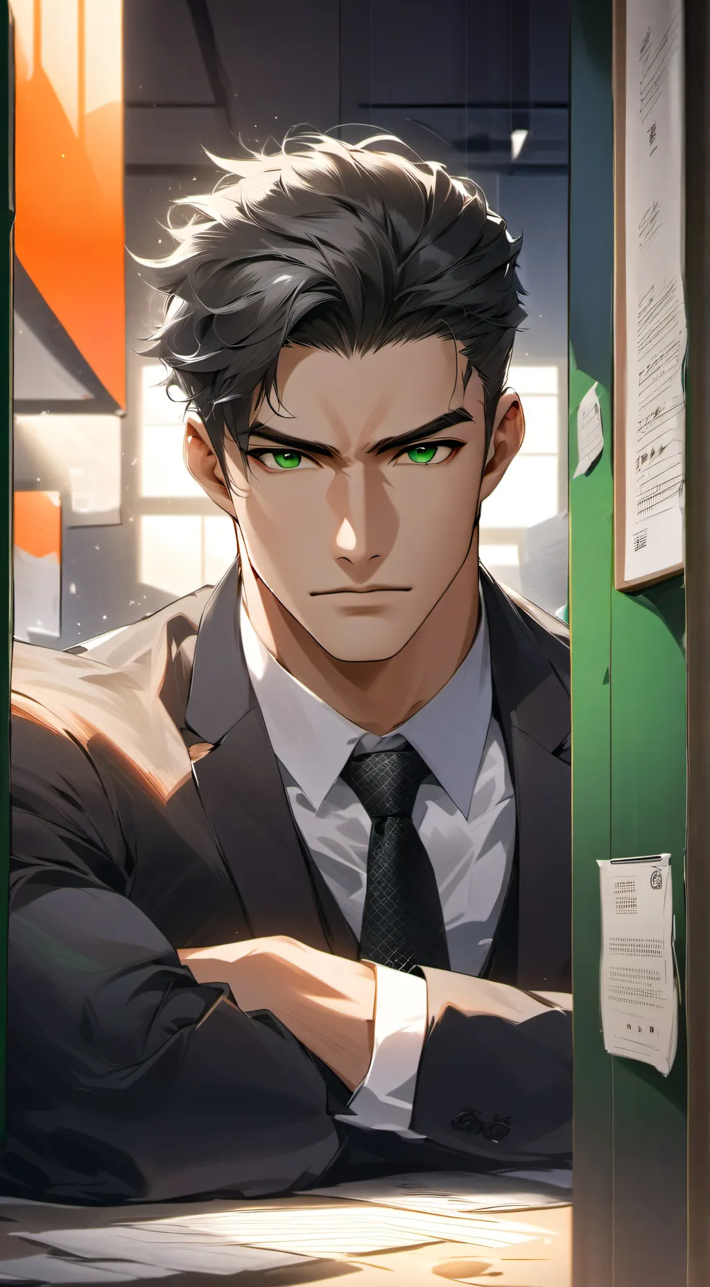 ai character: Blond Bully background